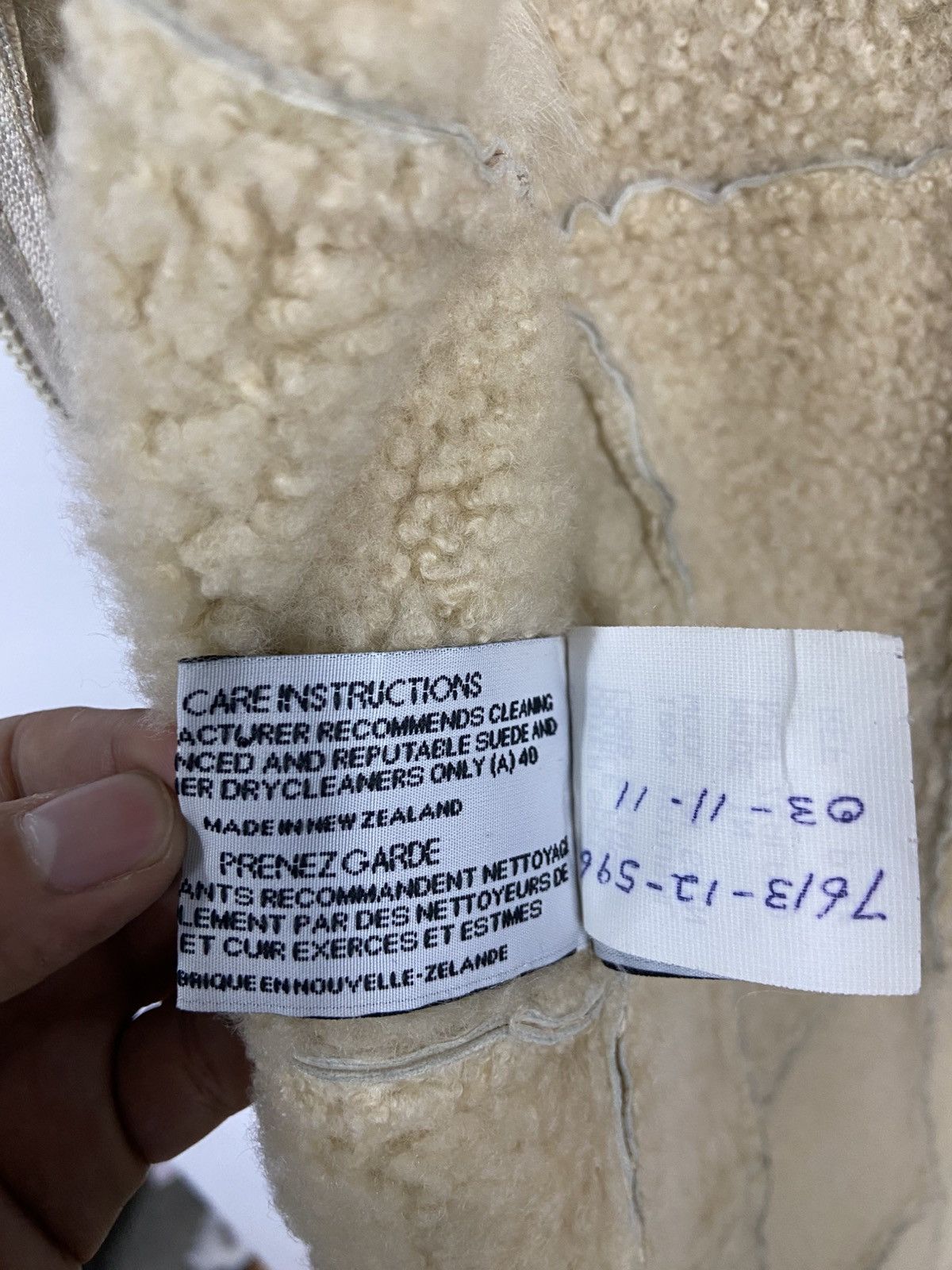 Leather × Vintage VINTAGE BONZ ORIGINAL LAMB SHEARLING VEST Size US XS / EU 42 / 0 - 10 Thumbnail