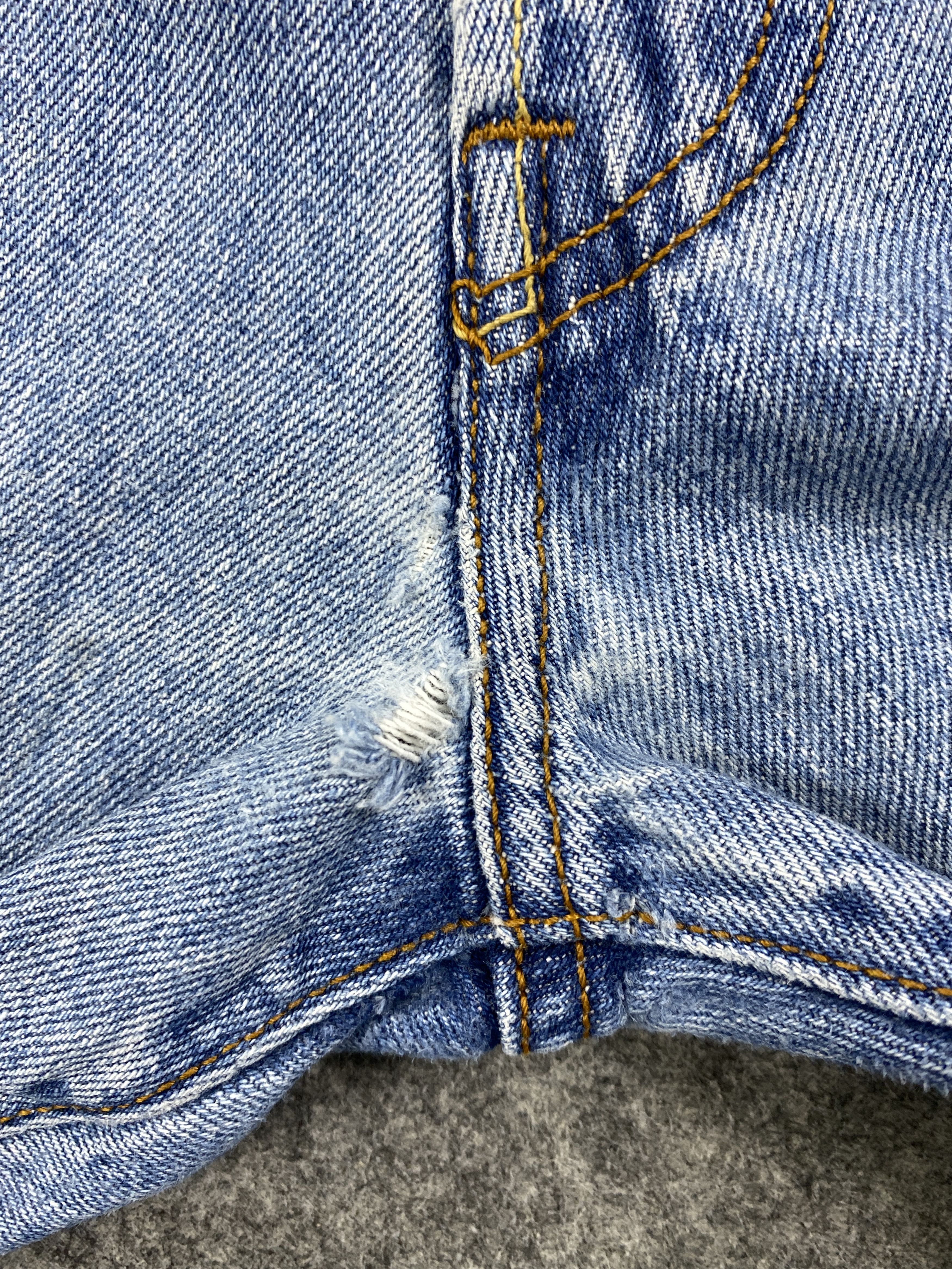 Japanese Brand Blue Vintage Levi's 501 Jeans 30x29.5 Denim -JN1519 Size US 30 / EU 46 - 11 Thumbnail