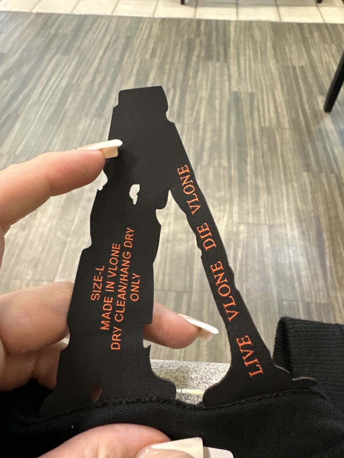 Vlone Black Chrome Hearts Vlone Tee Size US L / EU 52-54 / 3 - 1 Thumbnail