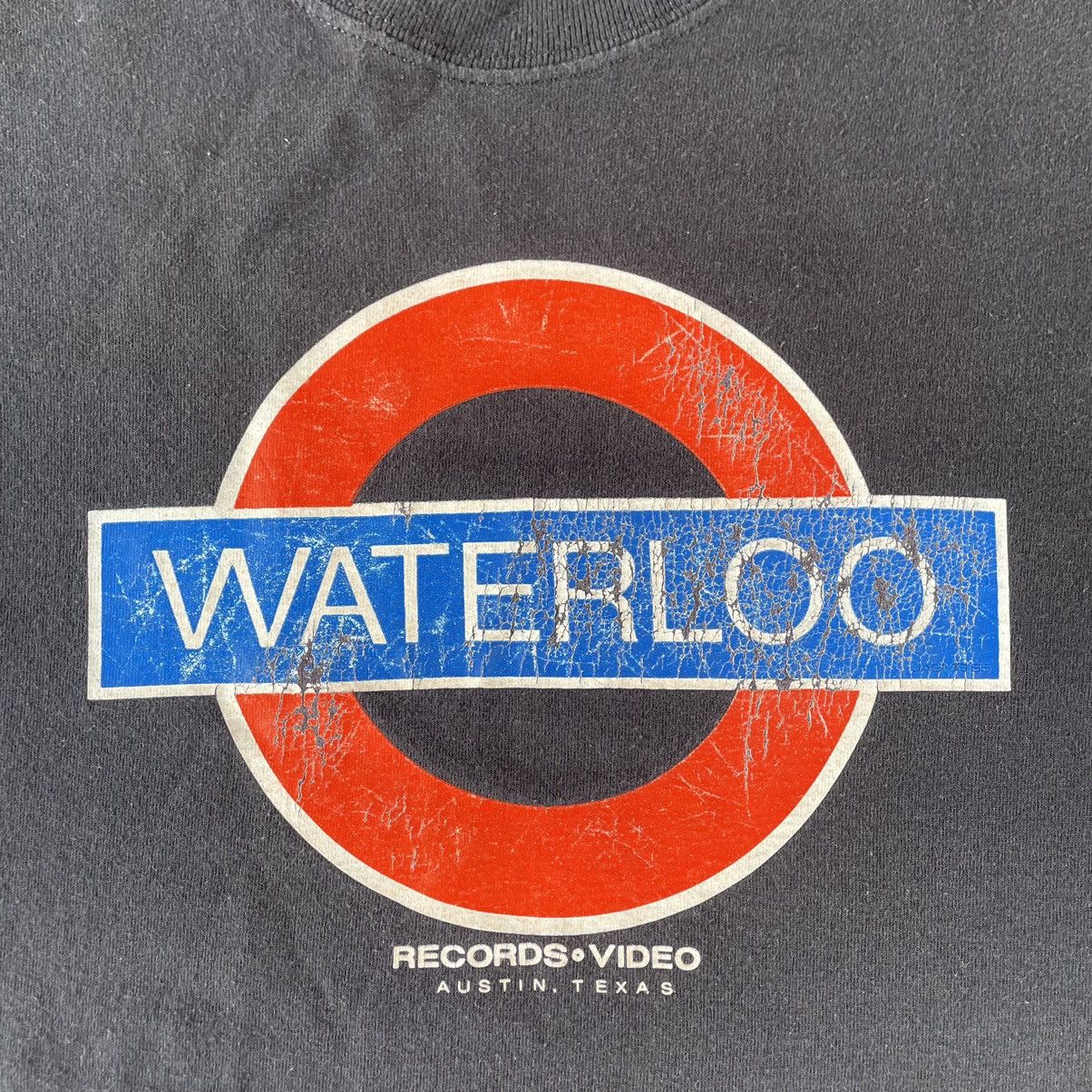 Band Tees × Hanes × Vintage 🔥Rare🔥Vintage Waterloo Records Video Promo Sun Faded Tee Size US L / EU 52-54 / 3 - 2 Thumbnail