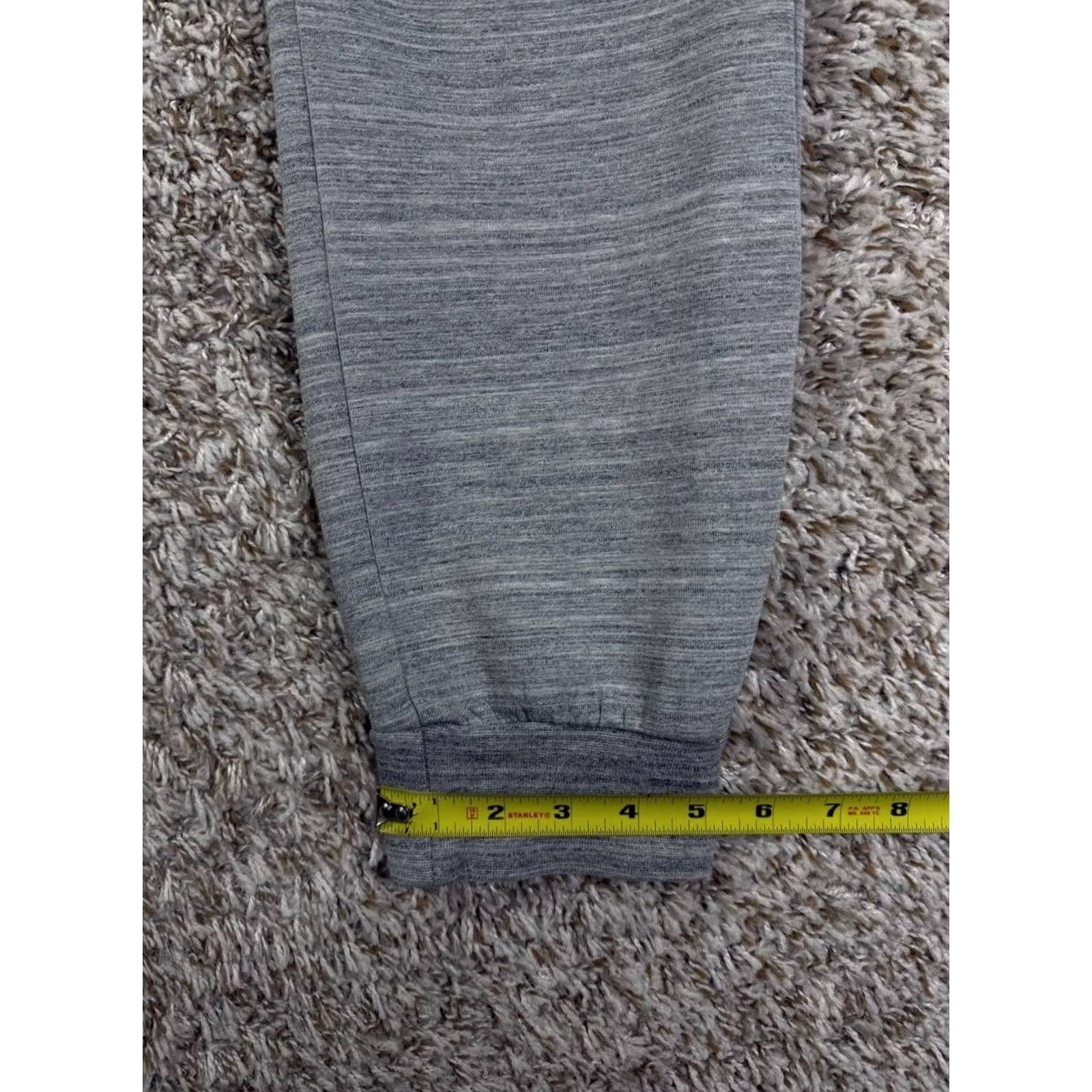 Nike Nike Jogger Mens L Gray Tech Fleece Joggers Heather Black Men Size US 33 - 6 Thumbnail