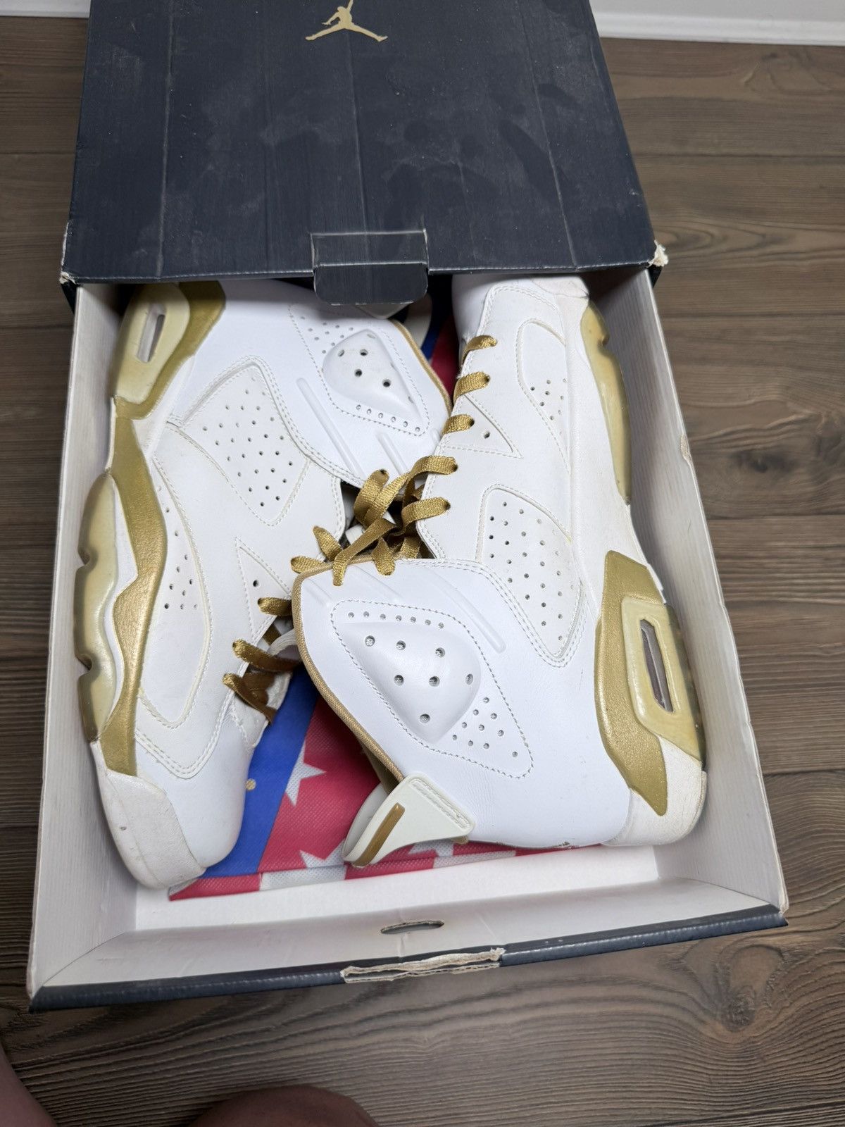 Jordan Brand Air Jordan 6 & 7 “Golden Moments Pack” GMP – Size 10.5 Size US 10.5 / EU 43-44 - 3 Thumbnail
