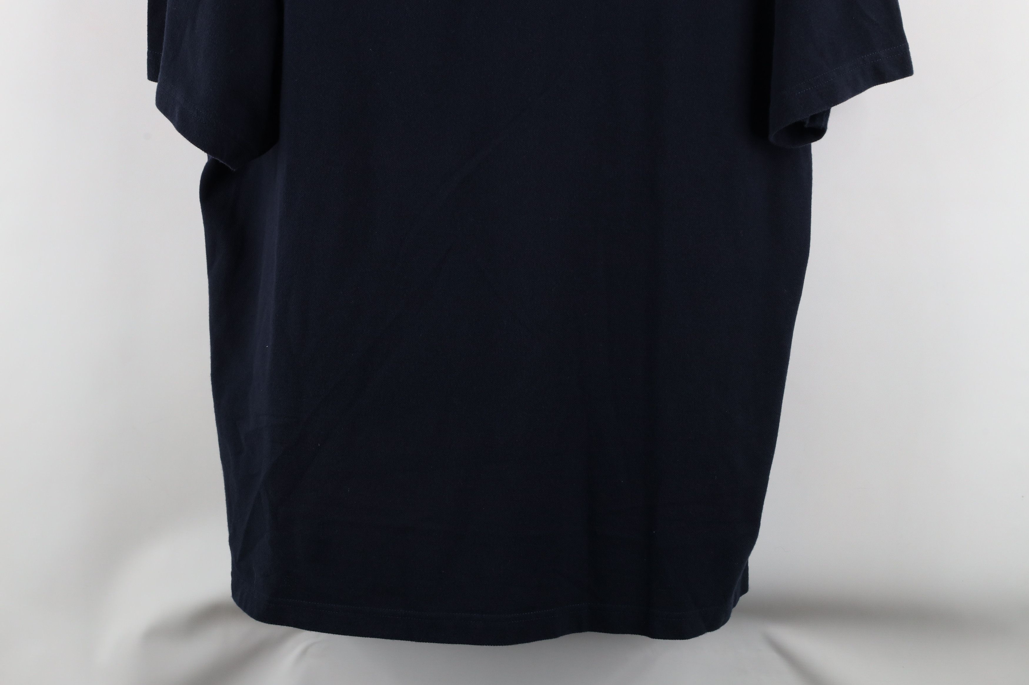 Eddie Bauer × Vintage Vintage 90s Eddie Bauer Collared Polo Shirt Navy Blue Size US XXL / EU 58 / 5 - 3 Thumbnail