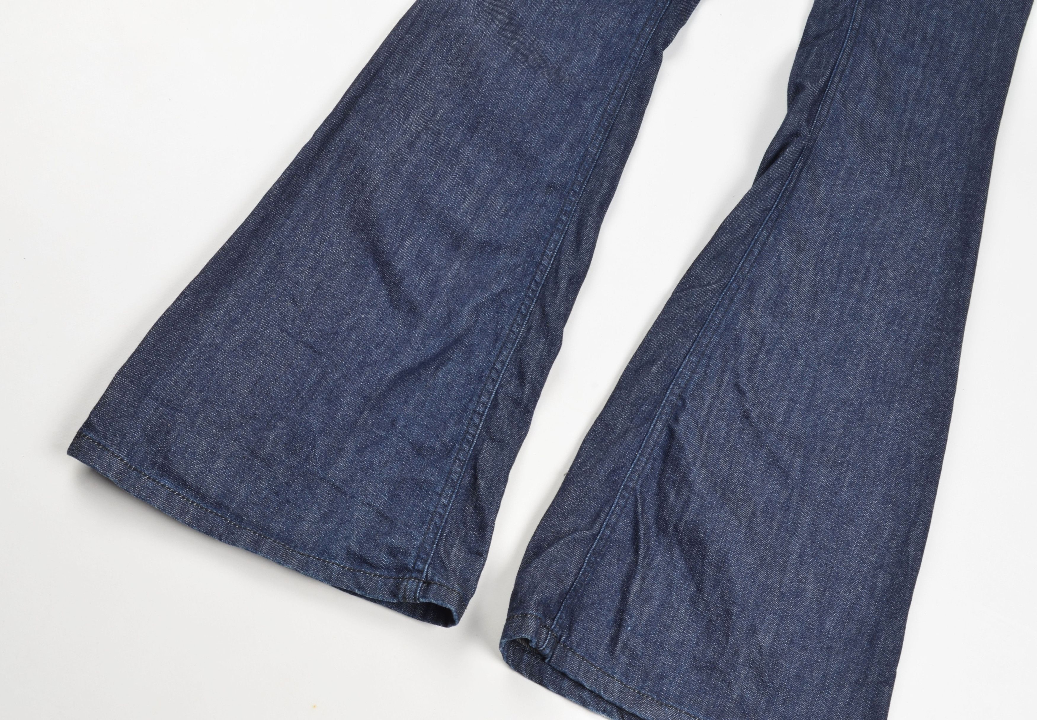 Max Mara MAX&Co Glam Blue Bootcut Low Rise Denim Jeans Size 28" / US 6 / IT 42 - 3 Thumbnail