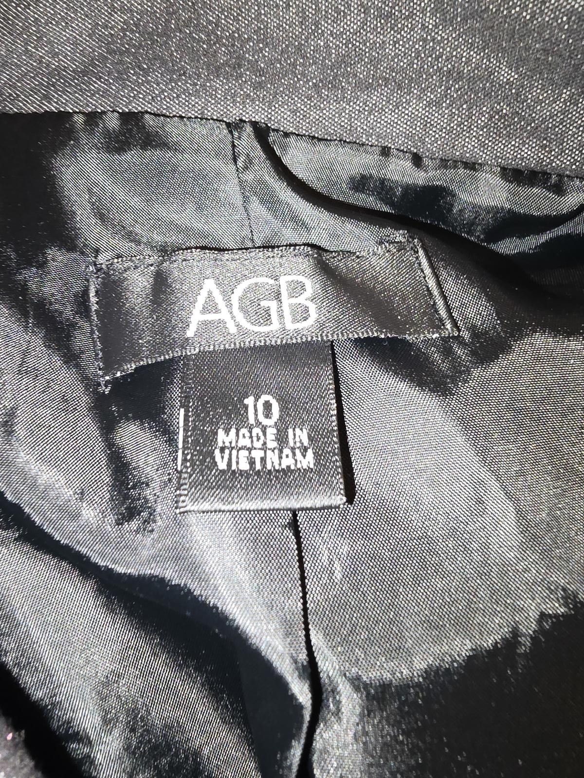 Designer AGB Women's Stylish Black Blazer Jacket - Size 10 Size L / US 10 / IT 46 - 2 Thumbnail