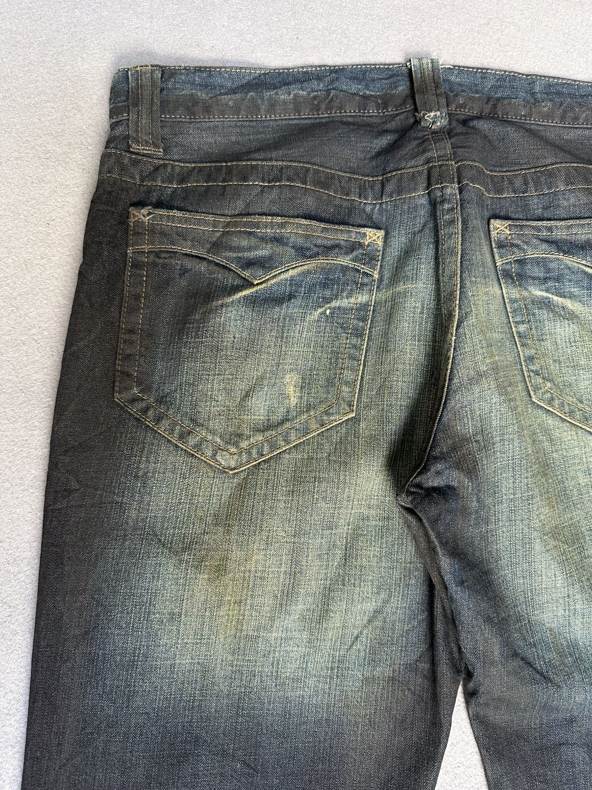 Japanese Brand Nationality + Name II Crosbec Waxed Denim Size US 33 - 14 Thumbnail