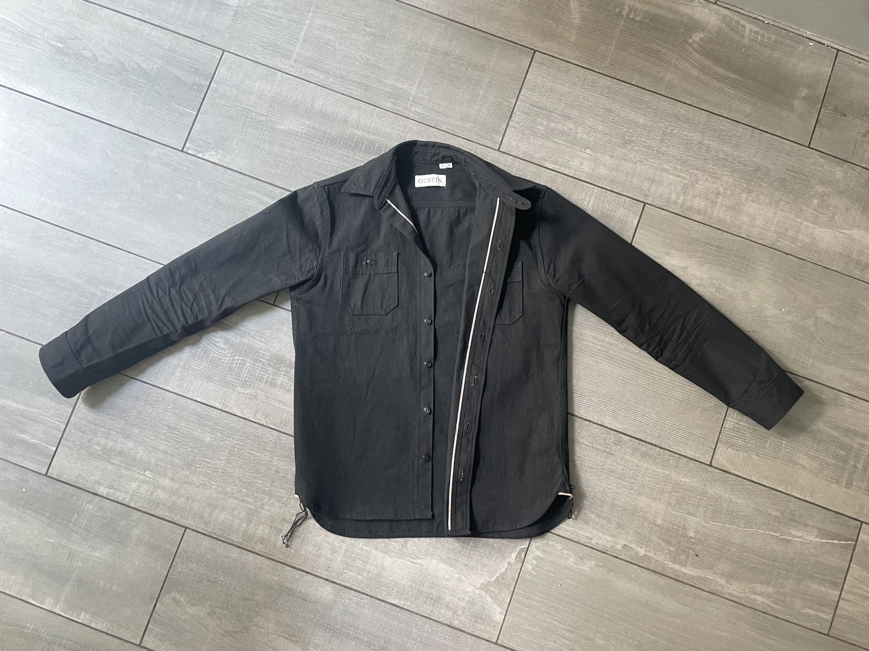 Gustin #5 HEAVY BLACK Workshirt Size US L / EU 52-54 / 3 - 4 Thumbnail