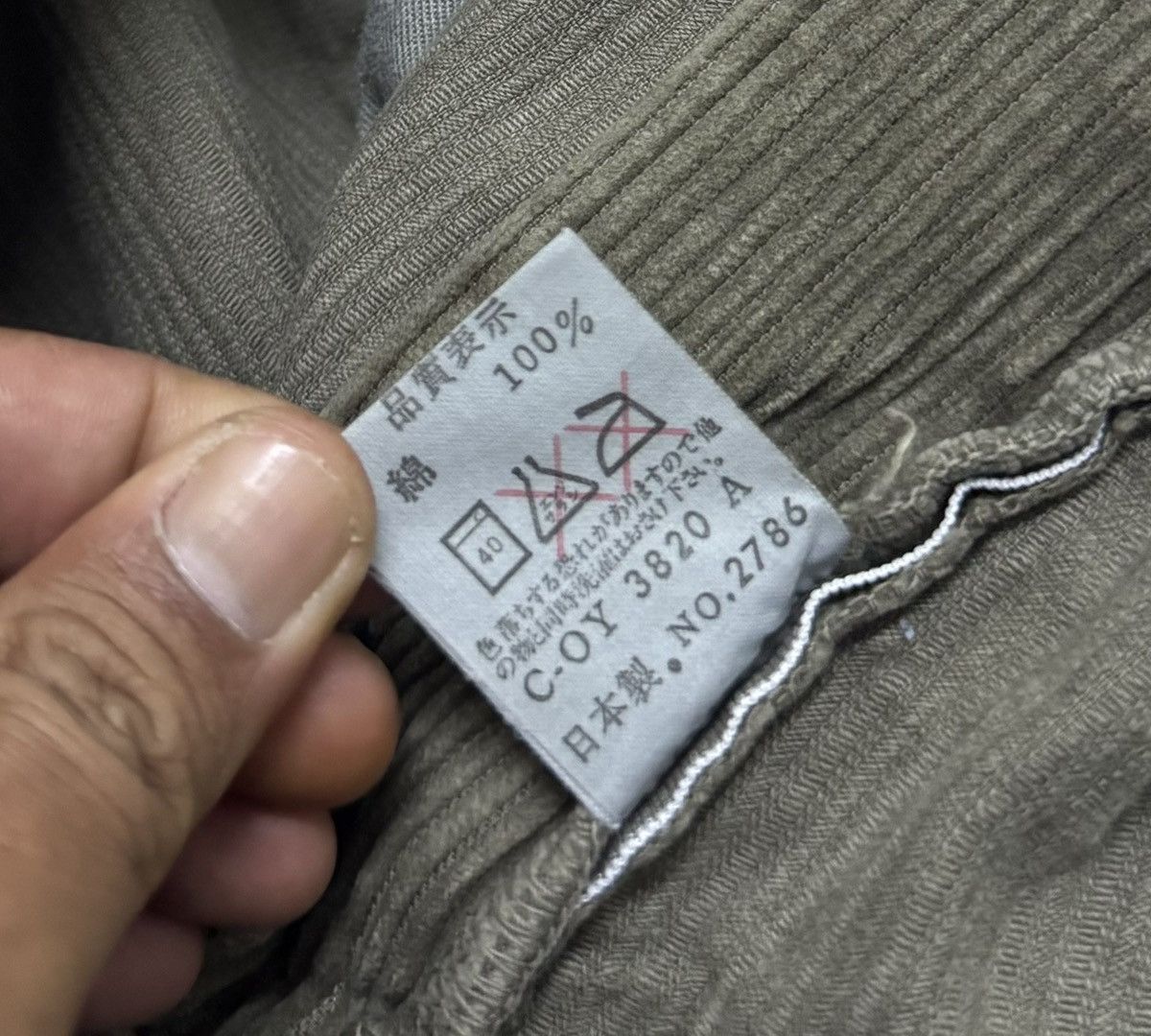 Marithe + Francois Girbaud Vintage MARITHE FRANCOIS GIRBAUD MFG Conduroy Pant Size US 32 / EU 48 - 9 Thumbnail