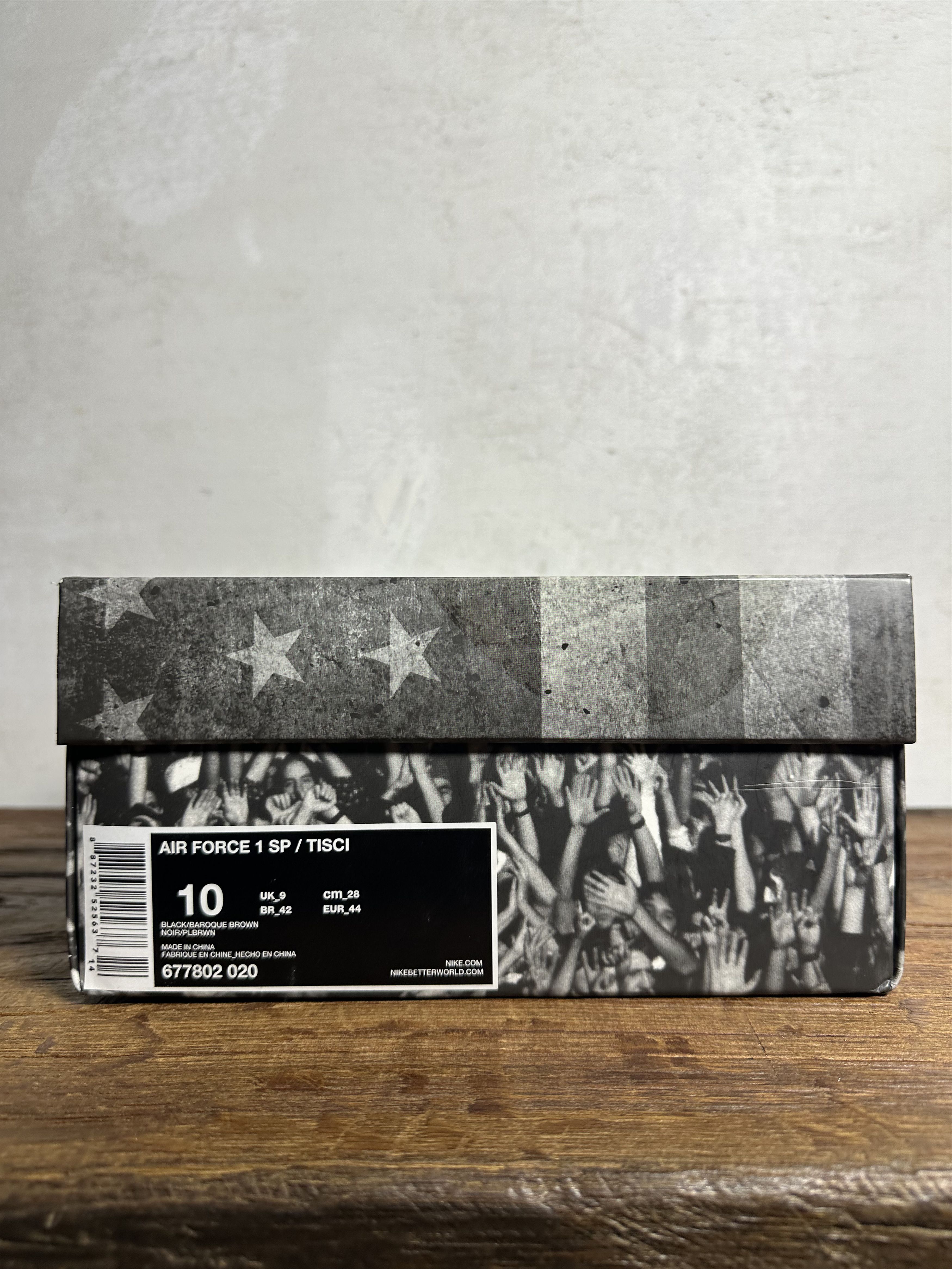 Nike × Riccardo Tisci Riccardo Tisci x Air Force 1 SP Black Brown 2014 Size US 10 / EU 43 - 14 Thumbnail