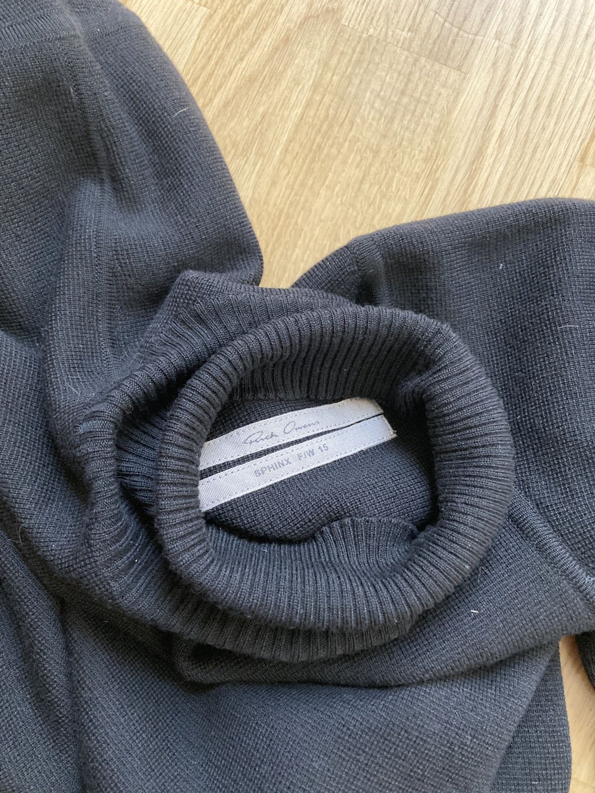 Rick Owens F/W 15 „SPHINX“ Long Turtleneck Wool Knit Rick Owens M Size US L / EU 52-54 / 3 - 13 Thumbnail