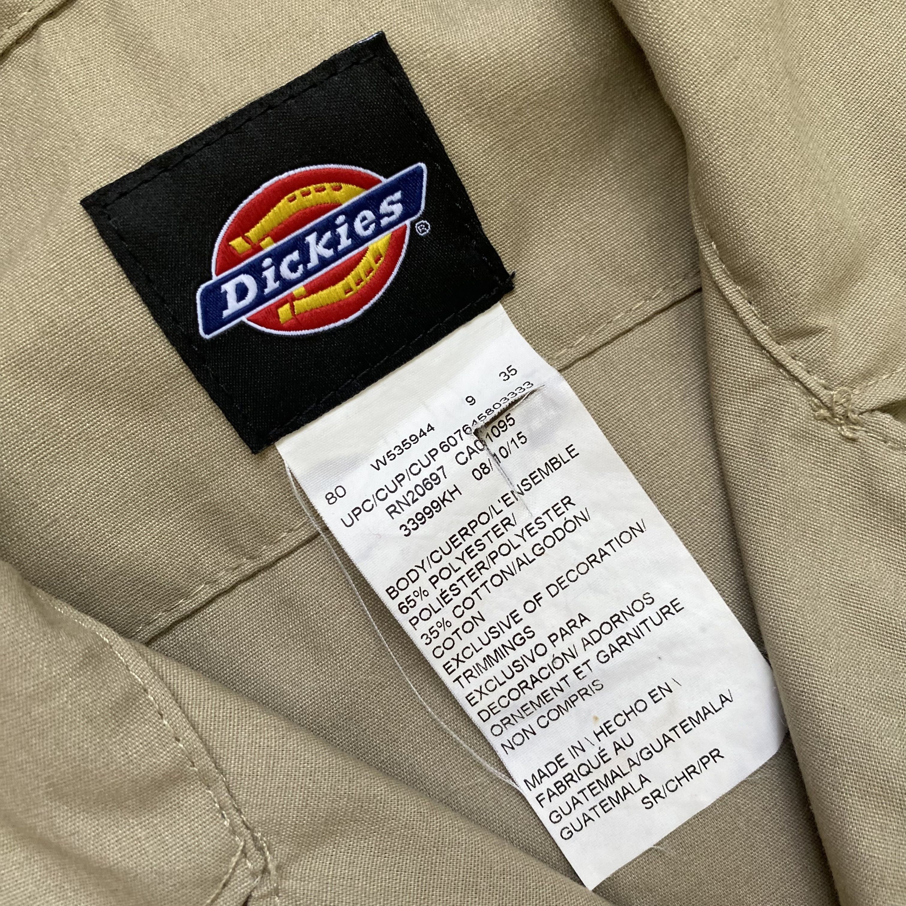 Dickies ⚒️ Vintage 00s Dickies work jumpsuit Coverall short sleeve Size US 29 - 13 Thumbnail