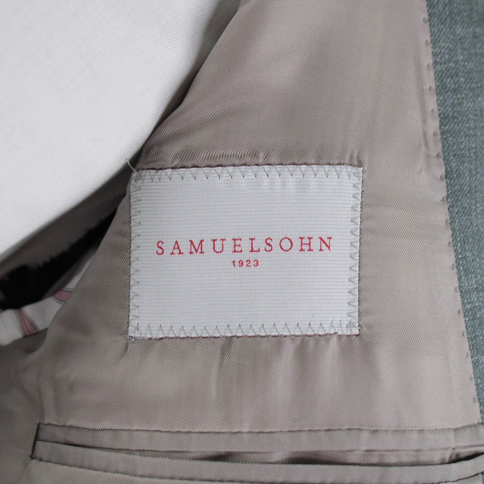 Samuelsohn Samuelsohn Sport Coat Size 44 Long US in Green Size 44R - 7 Thumbnail