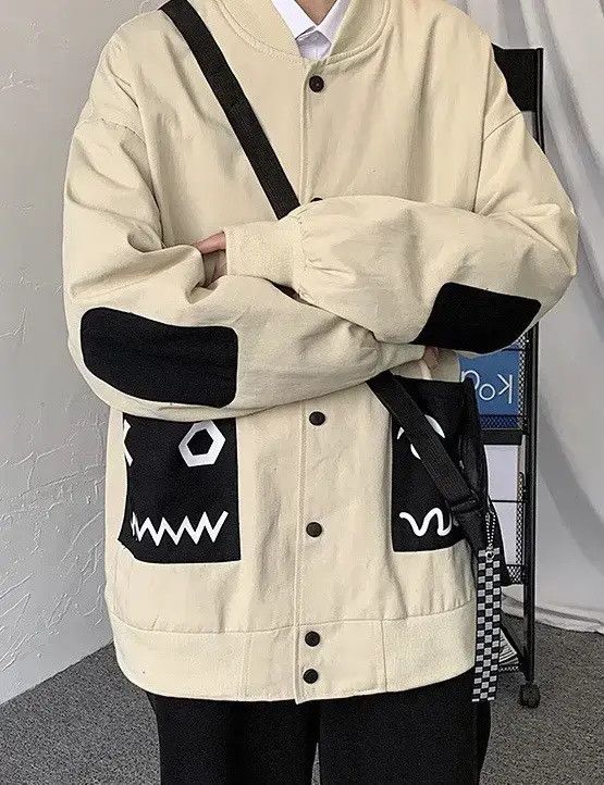 VIBE Rare cartoon pocket jacket graphic aesthetic Size US M / EU 48-50 / 2 - 2 Thumbnail