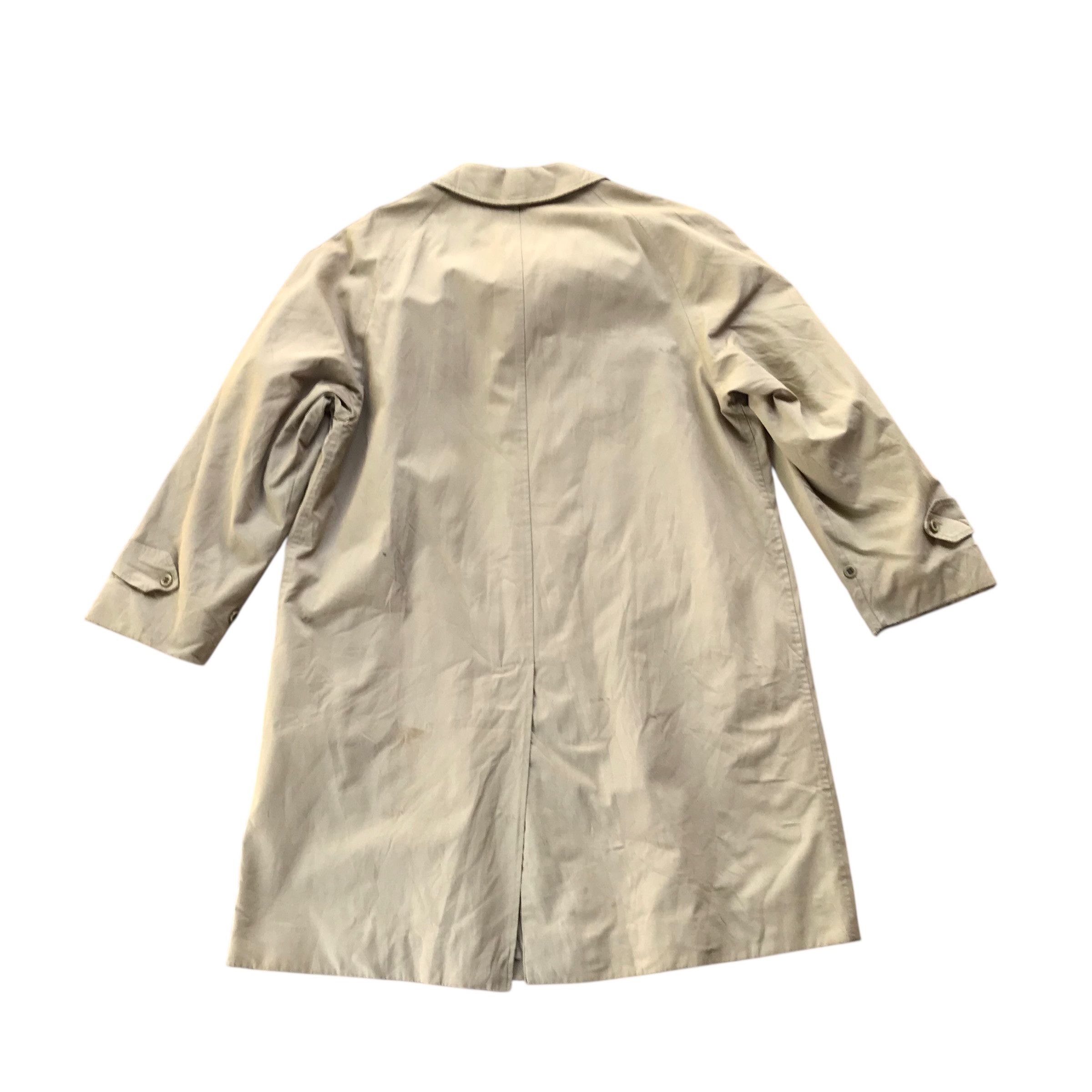 Burberry Vintage 80s Burberry Nova Check Trench Coat Made In England Size US M / EU 48-50 / 2 - 16 Thumbnail
