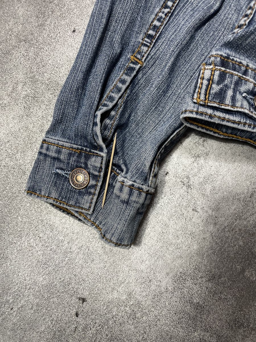Levi's 🔥Offers🔥Levis Vintage Y2K Denim Jacket Solid Rare Size XS / US 0-2 / IT 36-38 - 13 Thumbnail