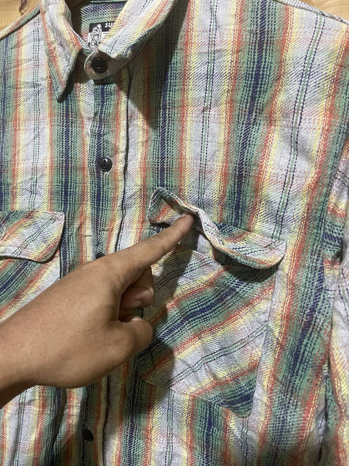 Sugar Cane Vintage sugar cane flannel shrit Size US M / EU 48-50 / 2 - 5 Thumbnail