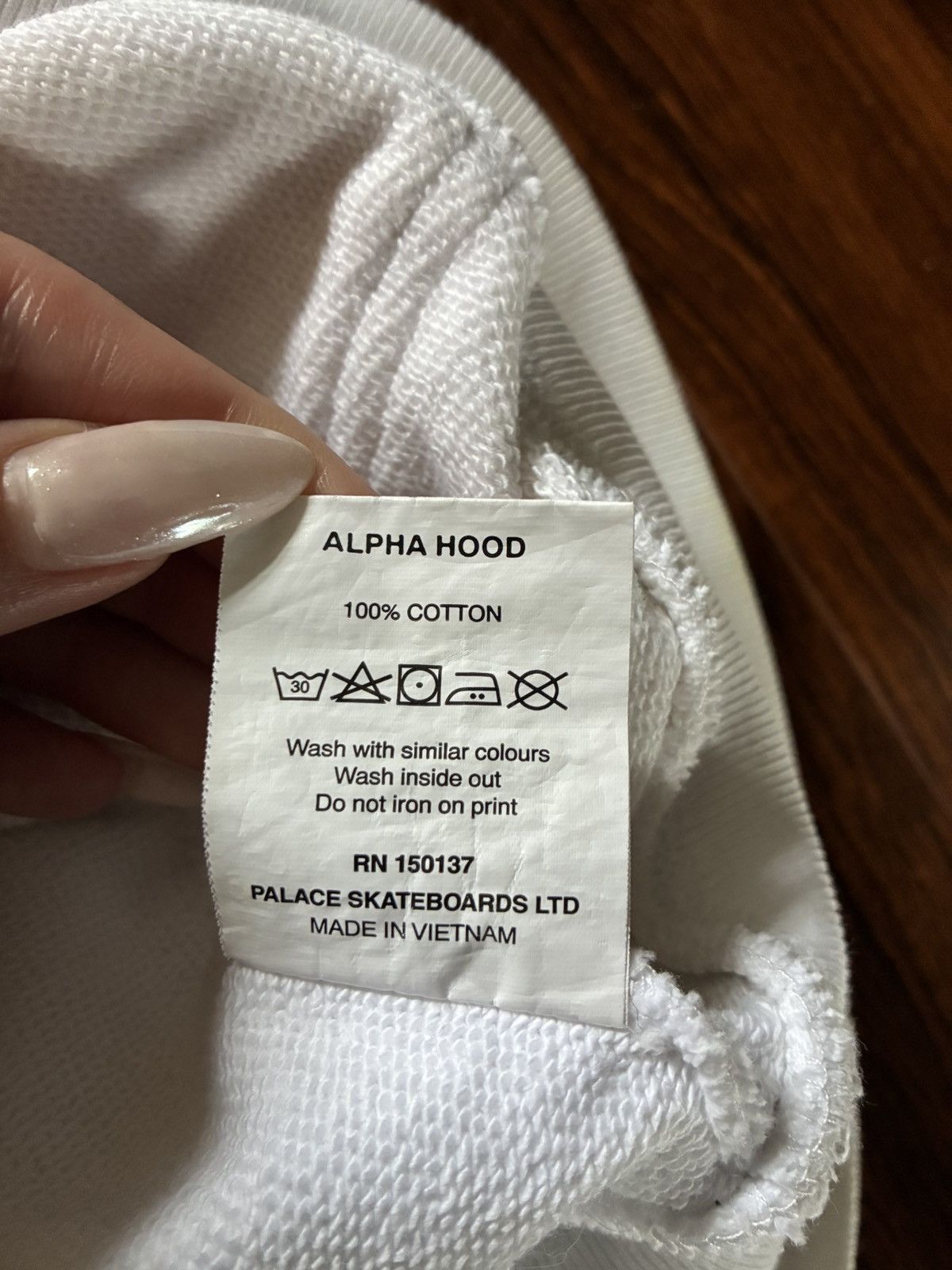 Palace Palace Skateboards Alphabet P Logo Hoodie White. Size XL Size US XL / EU 56 / 4 - 5 Thumbnail