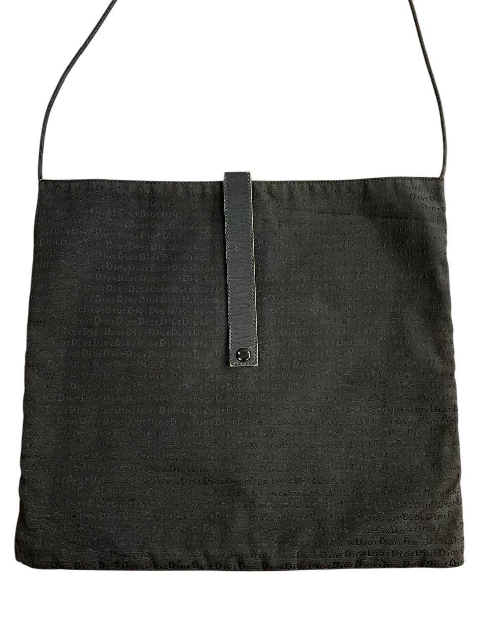 Dior 2000’s Dior Monogram Black Square Shoulder Bag Size ONE SIZE - 7 Thumbnail