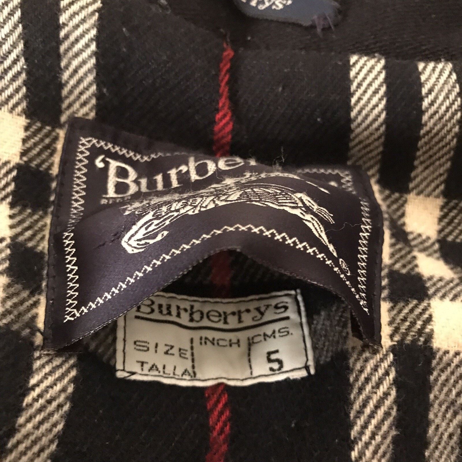 Burberry vintage BURBERRY winter Jacket coat Double Breasted wool Size US XL / EU 56 / 4 - 15 Thumbnail