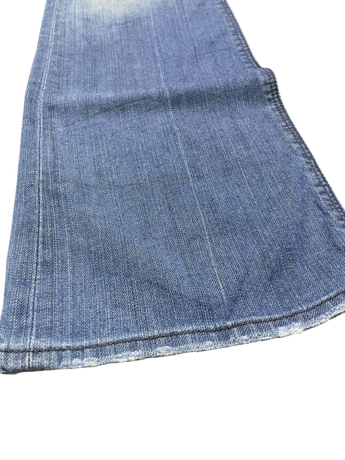 Express × Hysteric Glamour × Japanese Brand Express Jeans Tattoo Wings Tribal Flare Boot Cut Jeans Size US 30 / EU 46 - 8 Thumbnail