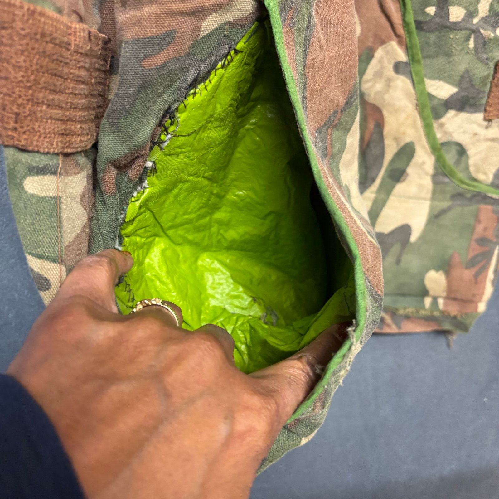 Handmade Handmade Camo Utility Vest Distressed Military Tactical Styl Size US M / EU 48-50 / 2 - 6 Thumbnail
