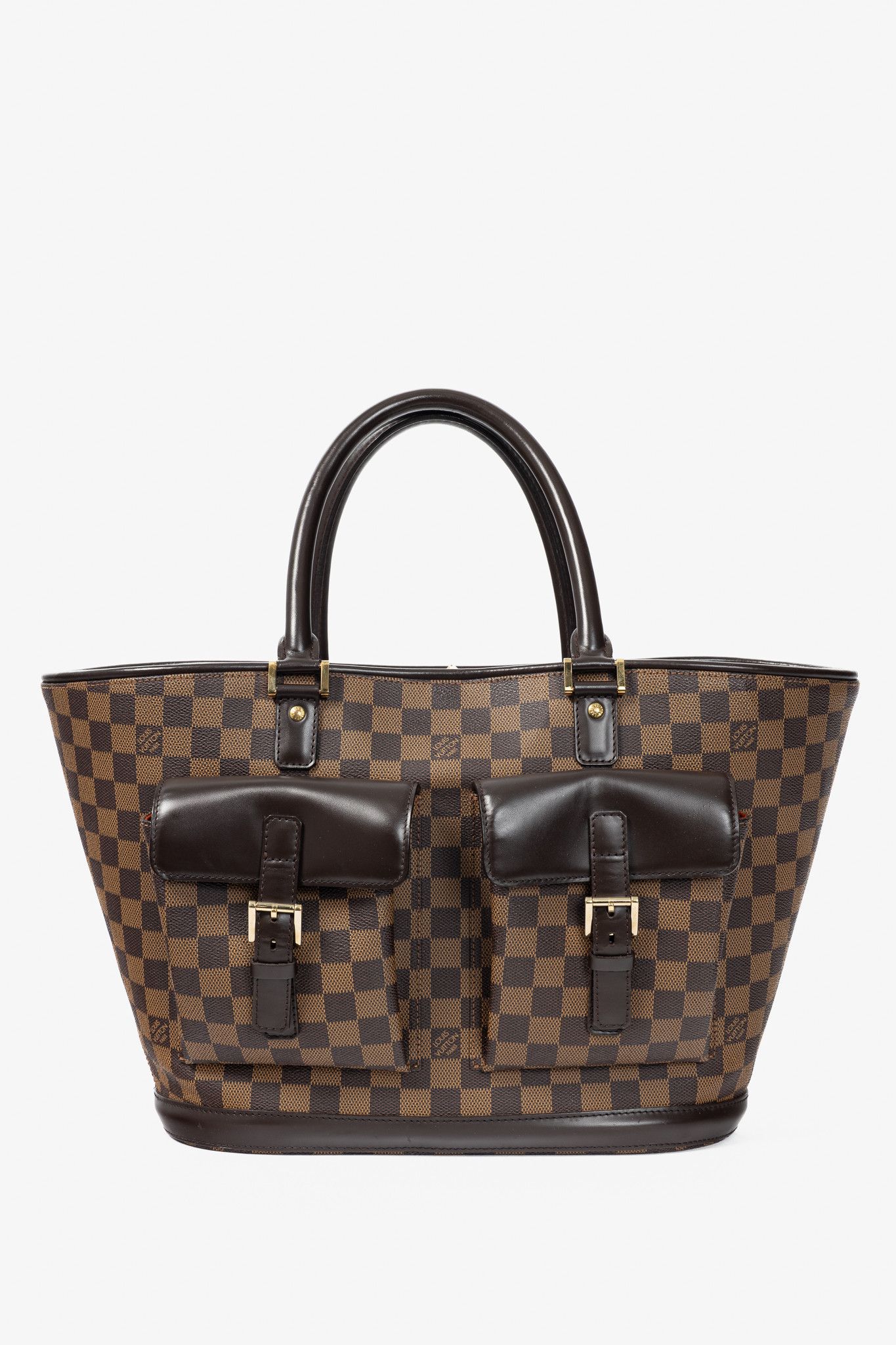 Louis Vuitton Louis Vuitton Manosque GM Damier Ebene Canvas Tote Size ONE SIZE - 1 Thumbnail