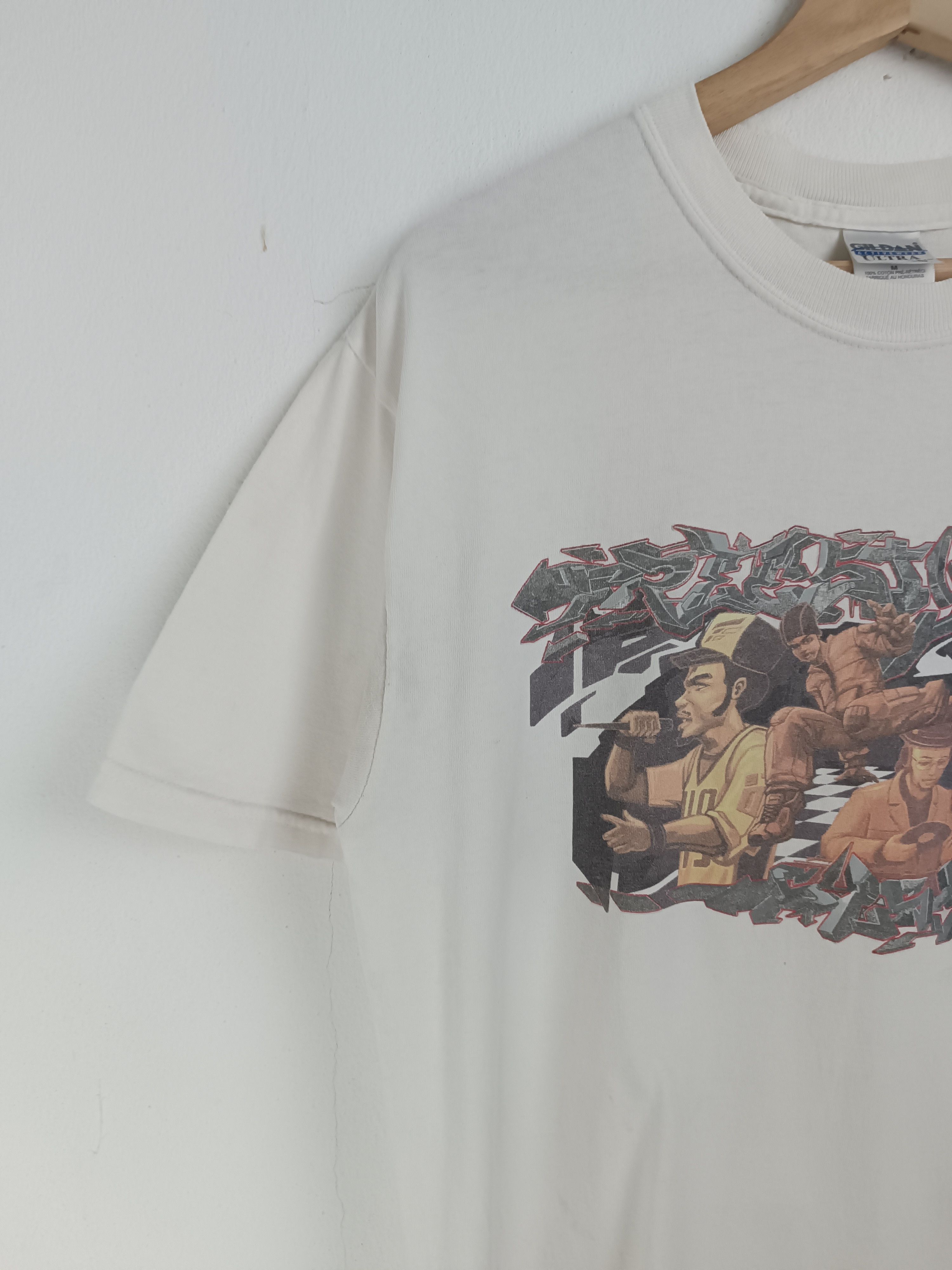 Rap Tees VINTAGE Y2K FREESTYLE GRAFFITI HIP HOP TEE VERY RARE ART Size US M / EU 48-50 / 2 - 5 Thumbnail