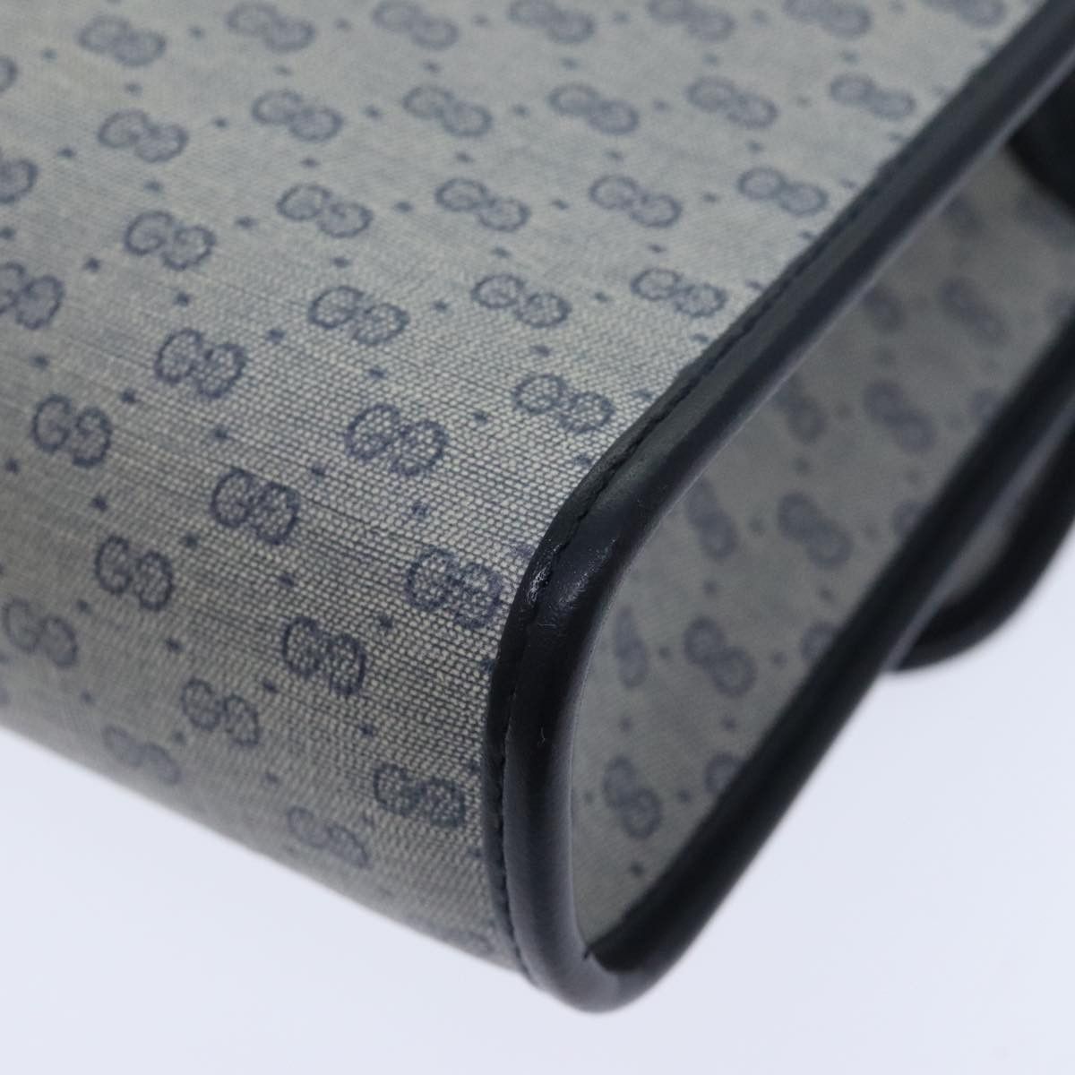 Gucci GUCCI Micro GG Supreme Shoulder Bag Navy Gold 001 115 001 Size ONE SIZE - 12 Thumbnail