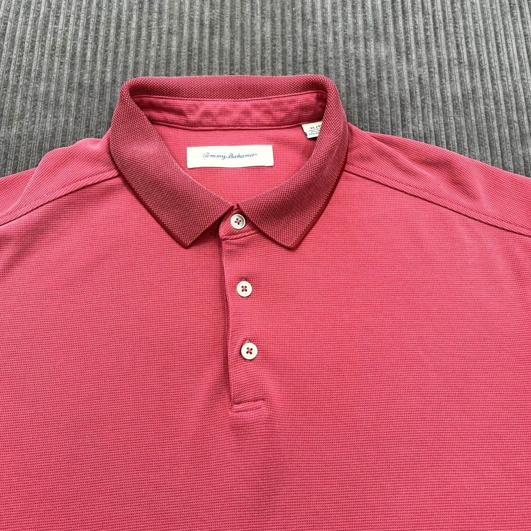 Tommy Bahama Tommy Bahama Polo Shirt Men XL Red Modal Golfing Casual Beach Outdoors Shirt Size US XL / EU 56 / 4 - 7 Thumbnail