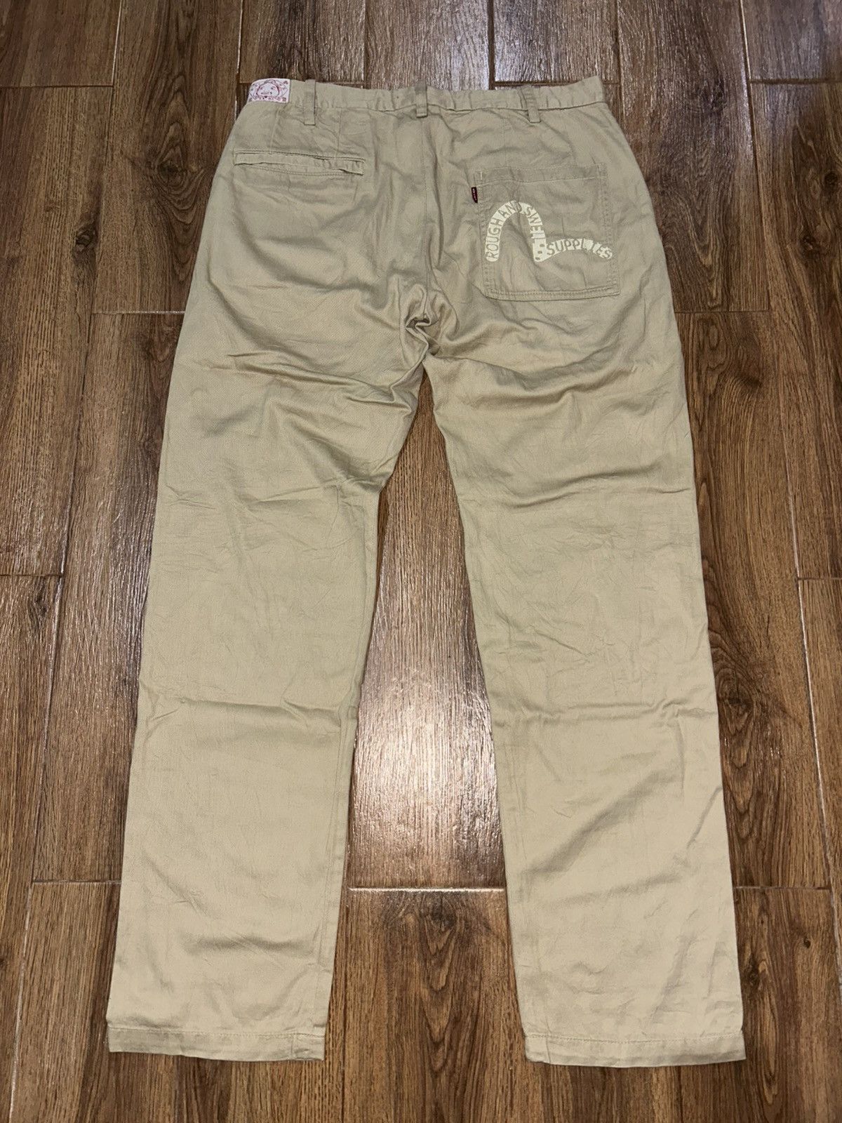 Evisu Evisu Rough and Swell Supplies Seagull Embroidery Pants Size US 32 / EU 48 - 1 Thumbnail