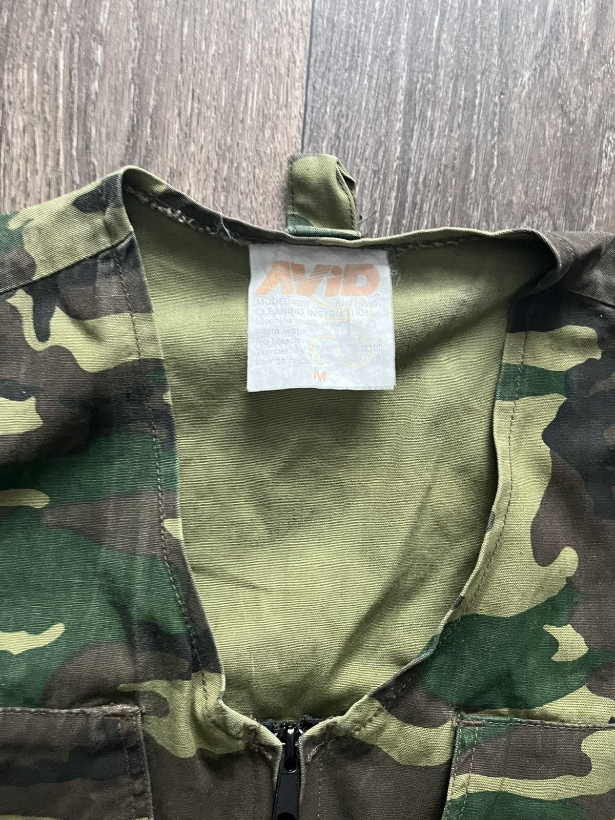 Vintage AVID Outdoor Camouflage Vest Size US M / EU 48-50 / 2 - 2 Thumbnail