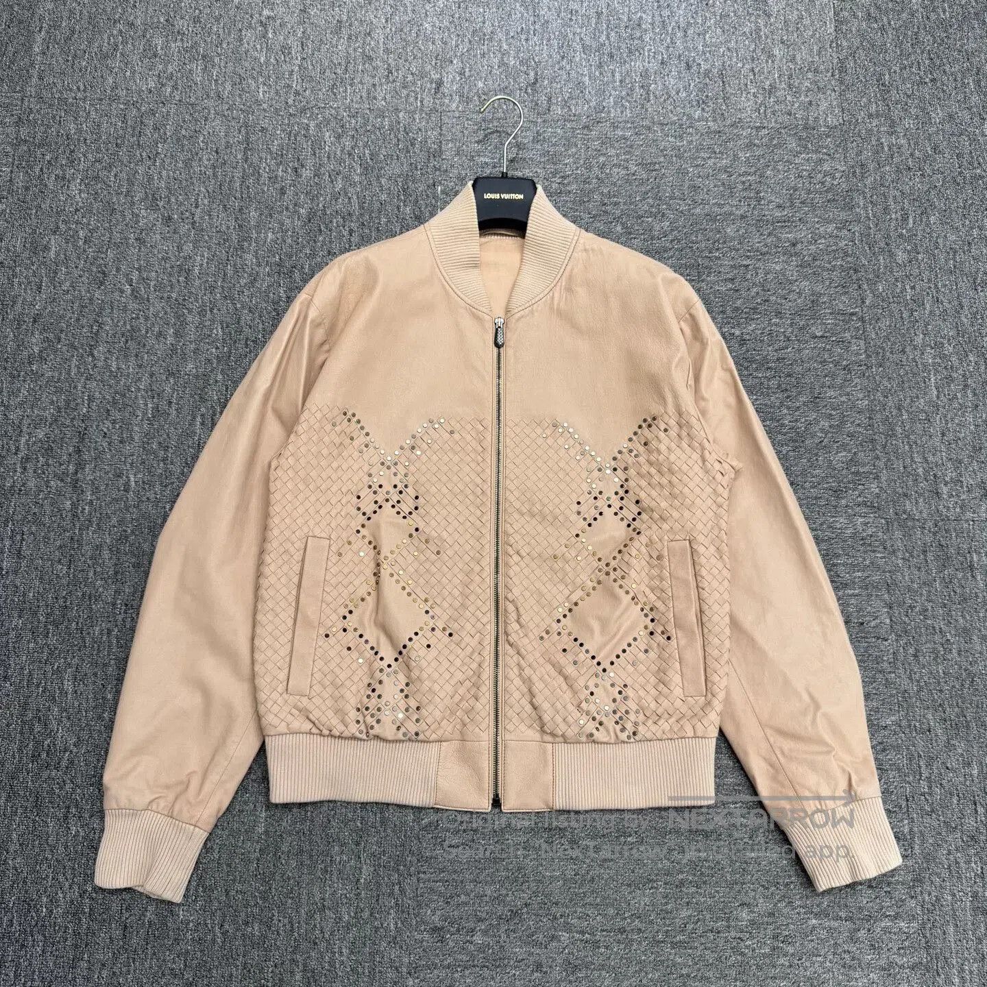 Bottega Veneta Bottega Veneta Beige Leather Jacket. Size US L / EU 52-54 / 3 - 1 Thumbnail