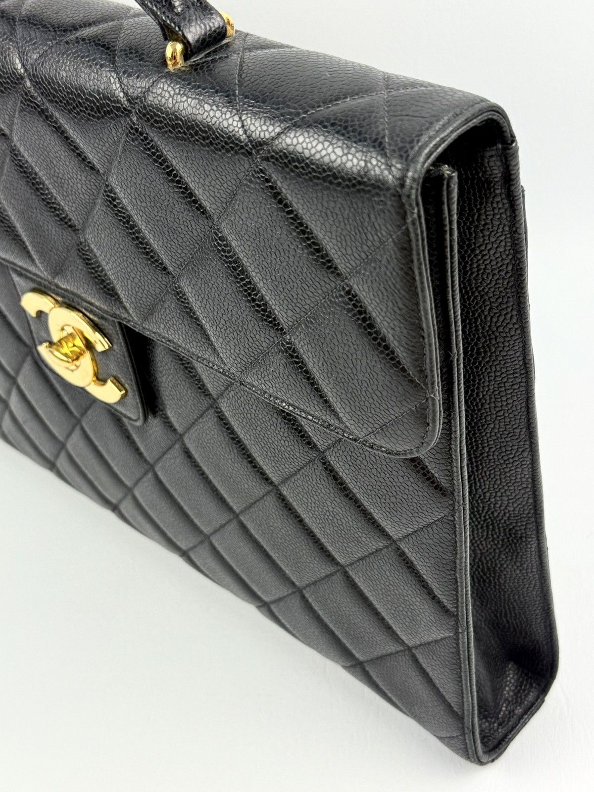 Chanel Chanel - 91/94 - Caviar - Jumbo - Portfolio - Briefcase Size ONE SIZE - 7 Thumbnail