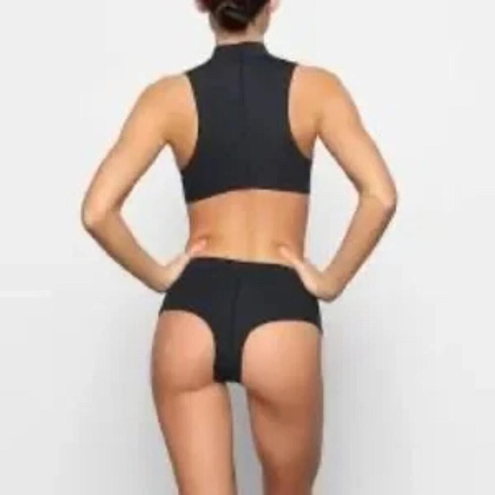 SKIMS SKIMS Scuba Sport Cheeky Bottom – Onyx – Size L – NWT Size ONE SIZE - 2 Thumbnail