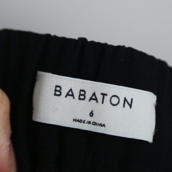 Aritzia Babaton Aritzia Cohen High Rise Tapered Crepe Trouser Size 28" / US 6 / IT 42 - 3 Thumbnail