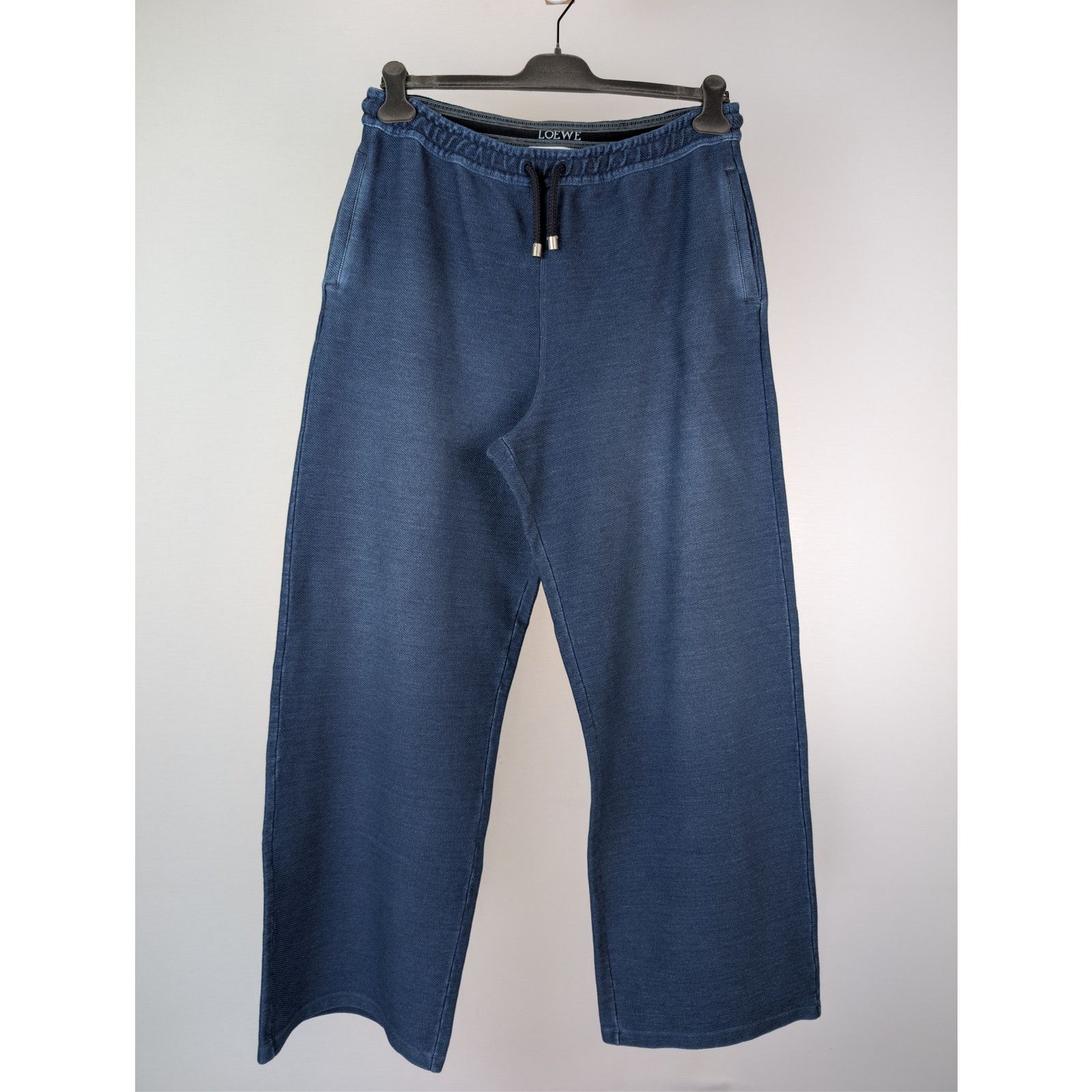 Loewe o1rshd1 Drawstring Denim Trousers in Indigo Blue Size US 34 / EU 50 - 10 Thumbnail