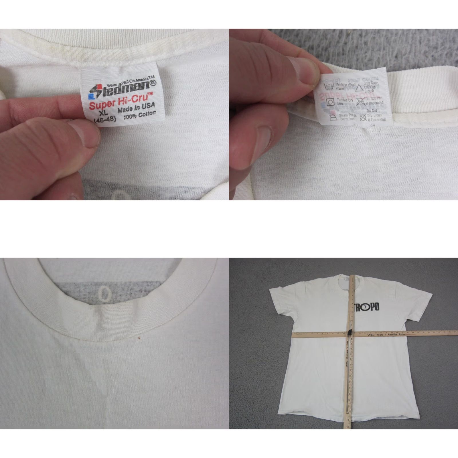 Vintage VINTAGE Maui Surf Shirt Extra Large XL White Tropo Honolua Made in USA 80s Mens Size US XL / EU 56 / 4 - 9 Thumbnail
