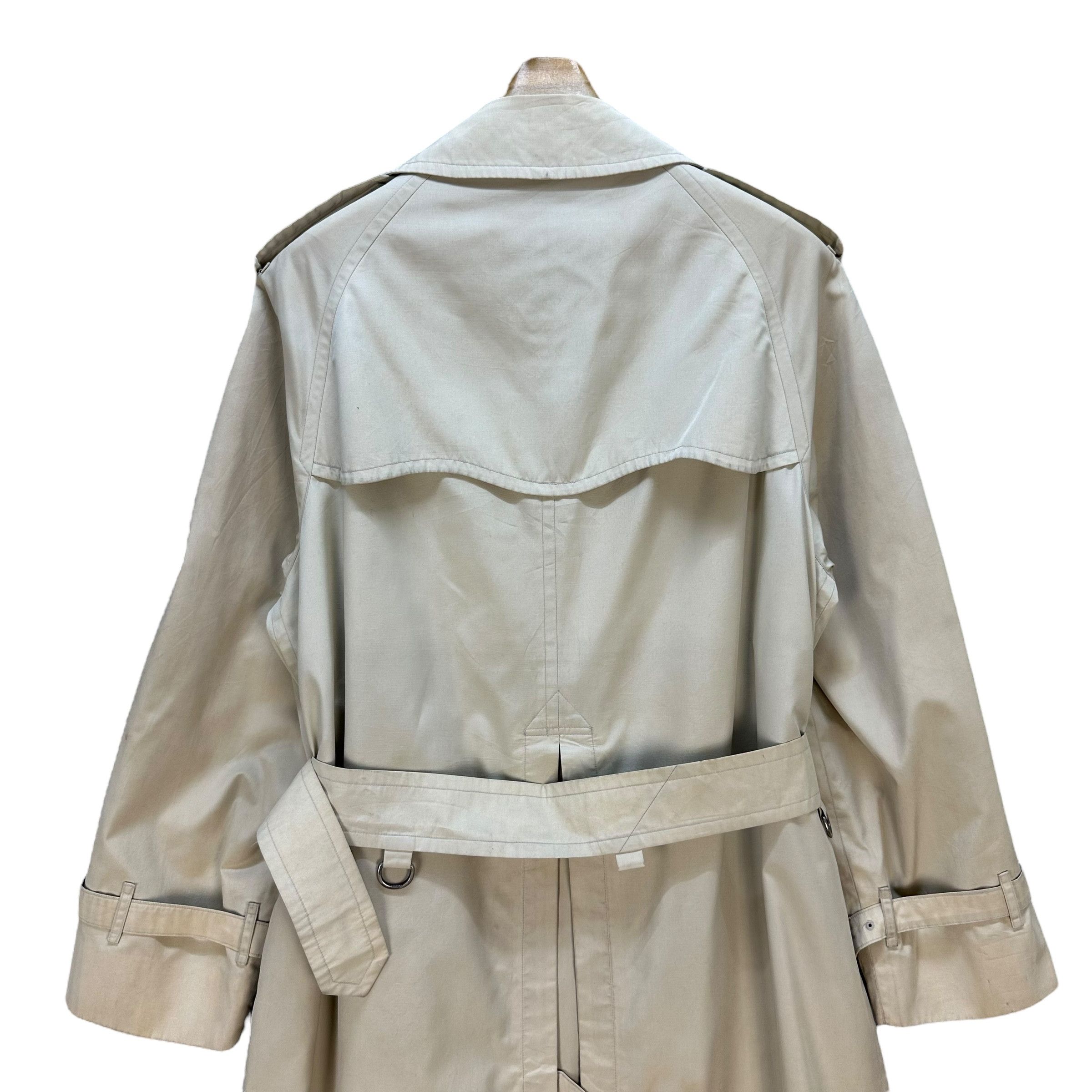 Burberry Vintage 90's BURBERRYS Double Breasted Trench Coat #A72-1755 Size L / US 10 / IT 46 - 11 Thumbnail