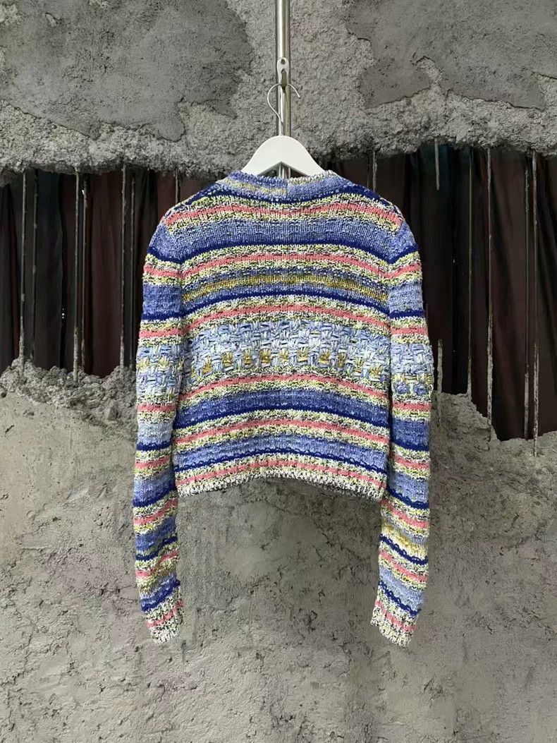 Chanel Chanel Colorful snow-patterned knitted wool cardigan coat Size XS / US 0-2 / IT 36-38 - 2 Thumbnail