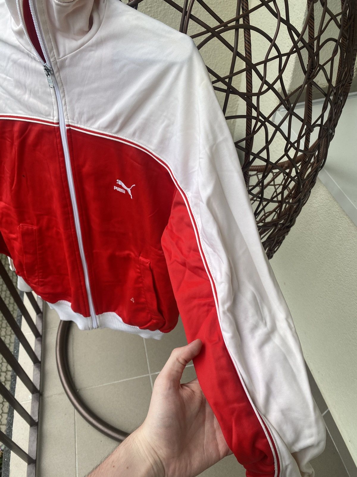 Puma Vintage sweatshirt ultra rare puma poland zip 80s Size US M / EU 48-50 / 2 - 12 Thumbnail
