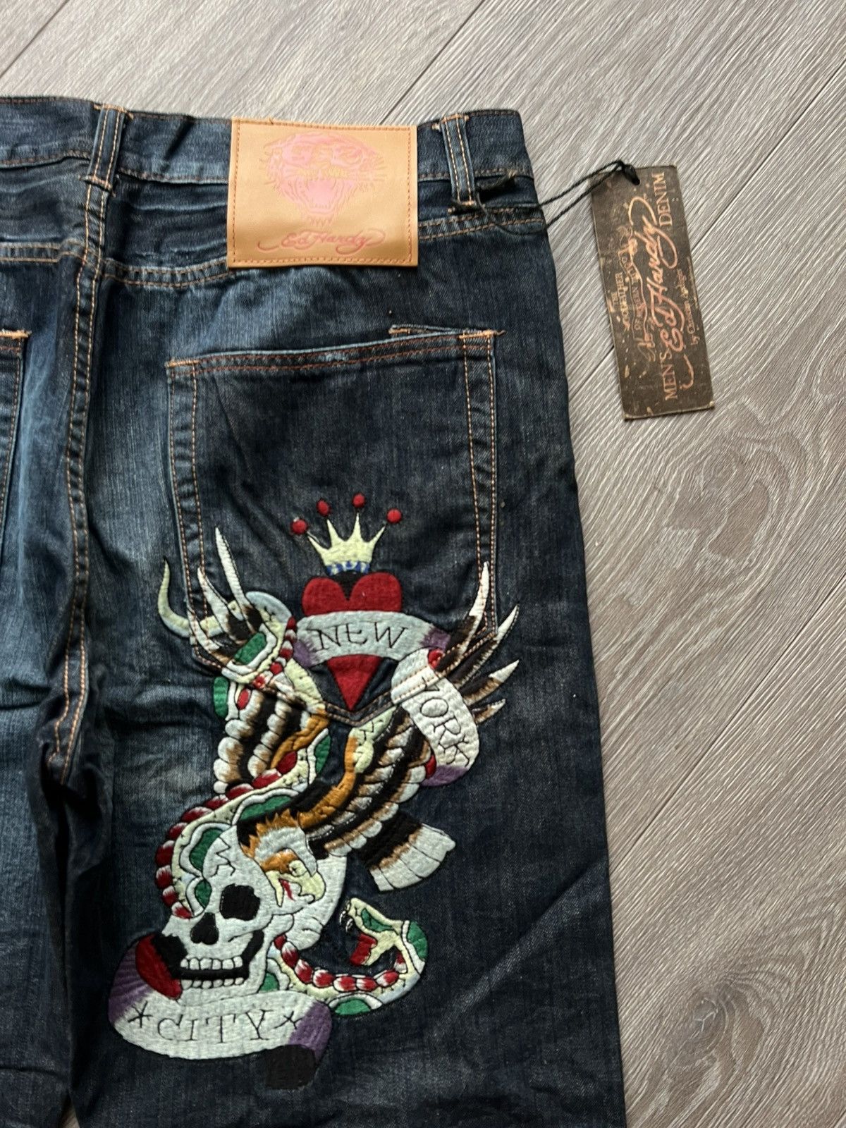 Ed Hardy Vintage Ed Hardy Jeans by Christian Audigier Pants Size US 38 / EU 54 - 6 Thumbnail