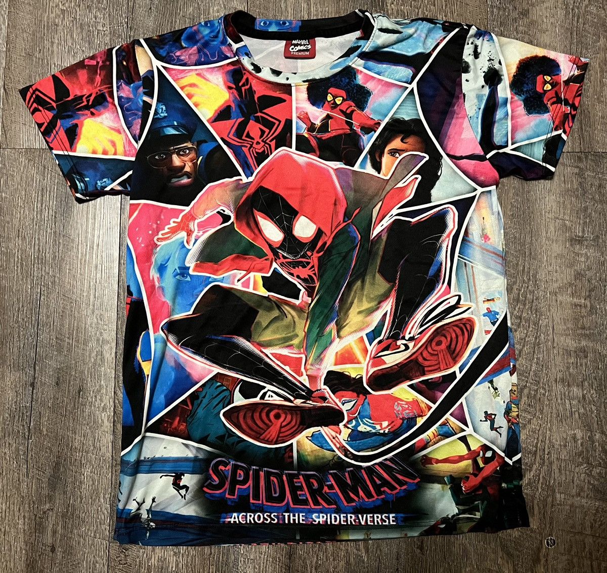Marvel Comics Marvel Comics Spiderman Across the Spider-Verse AOP Shirt Size US M / EU 48-50 / 2 - 1 Thumbnail
