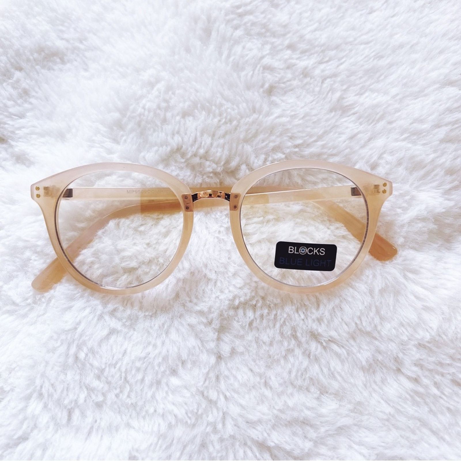 Other Cole Pink Round Blue Light Glasses Size ONE SIZE - 1 Thumbnail