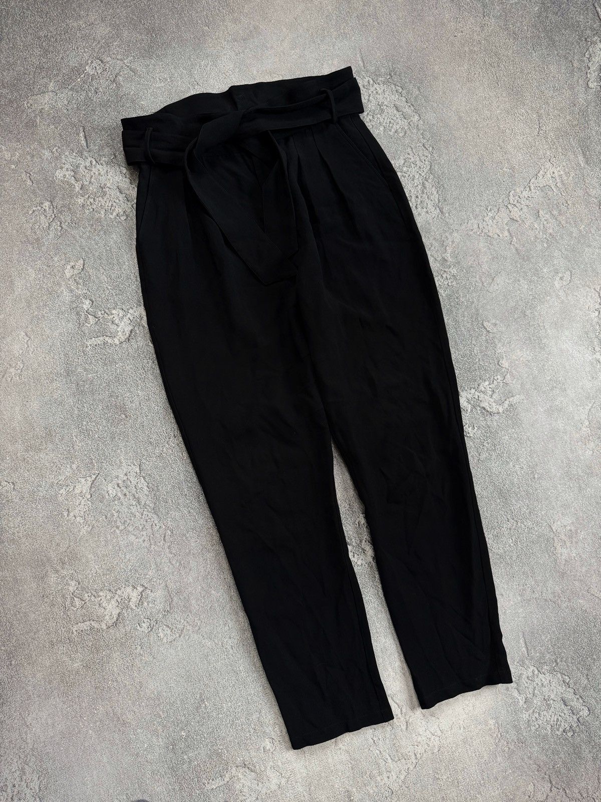 Sezane Sezane High Waist Paperbag Trousers Belted Pants Size FR 40 Size 28" / US 6 / IT 42 - 2 Thumbnail