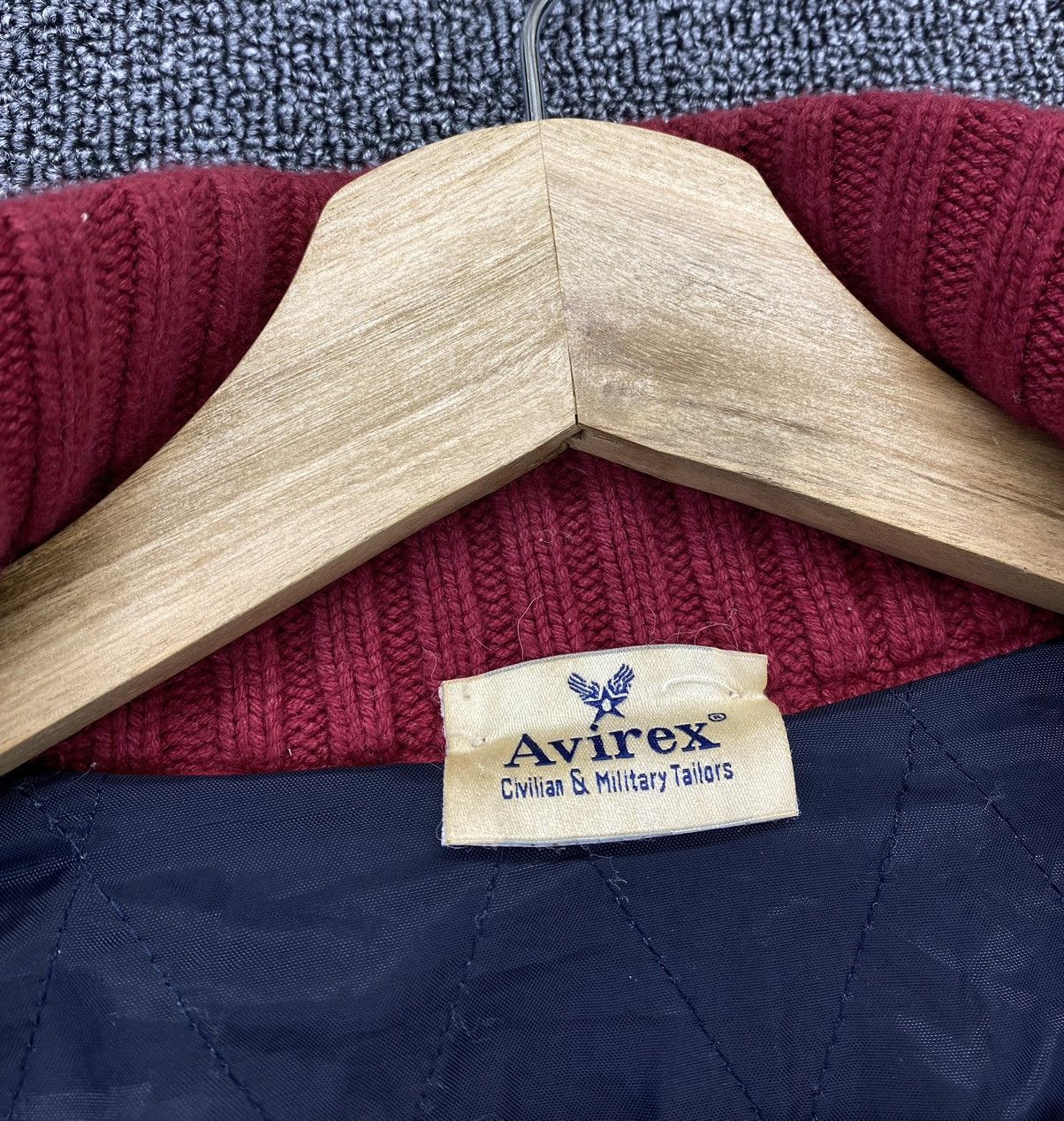 Avirex Vintage Avirex Civilian & Military Tailors Knitted Jacket Size US M / EU 48-50 / 2 - 8 Thumbnail