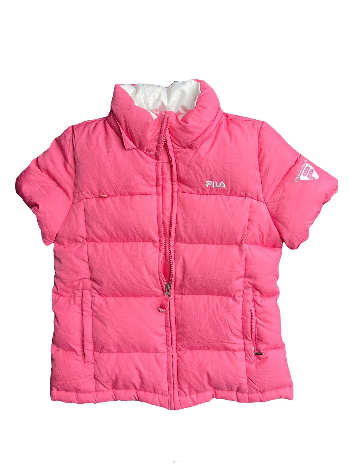 Fila Vintage Y2K Fila puffer top🎀💗👩🏻‍🎤 Size S / US 4 / IT 40 - 1 Thumbnail