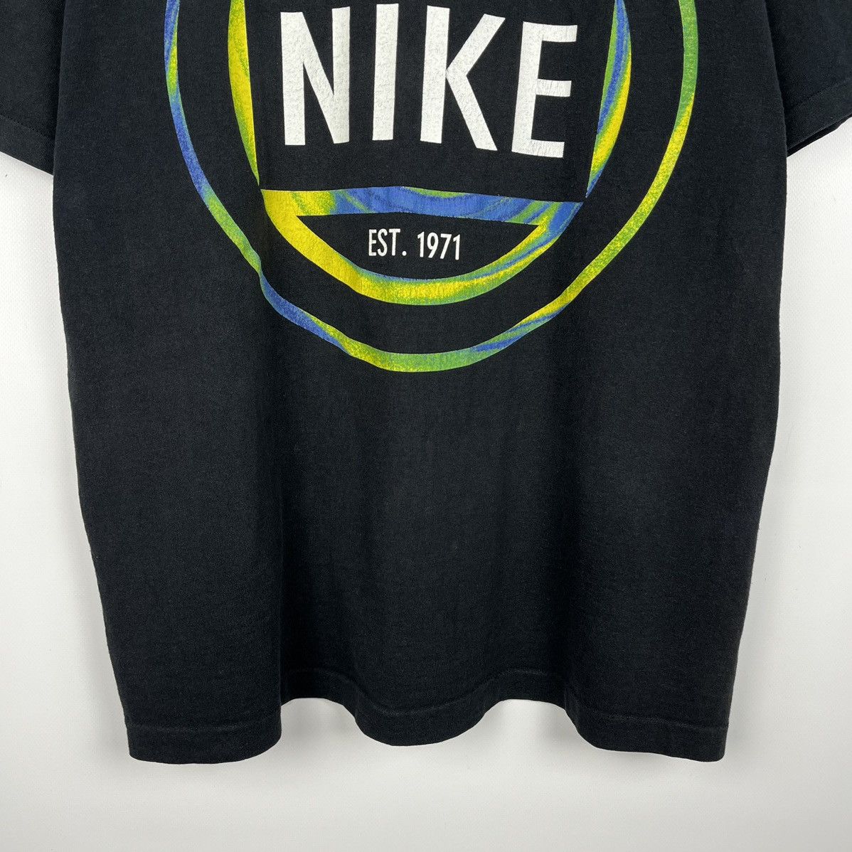 Nike × Vintage Iconic Vintage Nike big logo y2k sunfaded tee 90’s Size US L / EU 52-54 / 3 - 5 Thumbnail