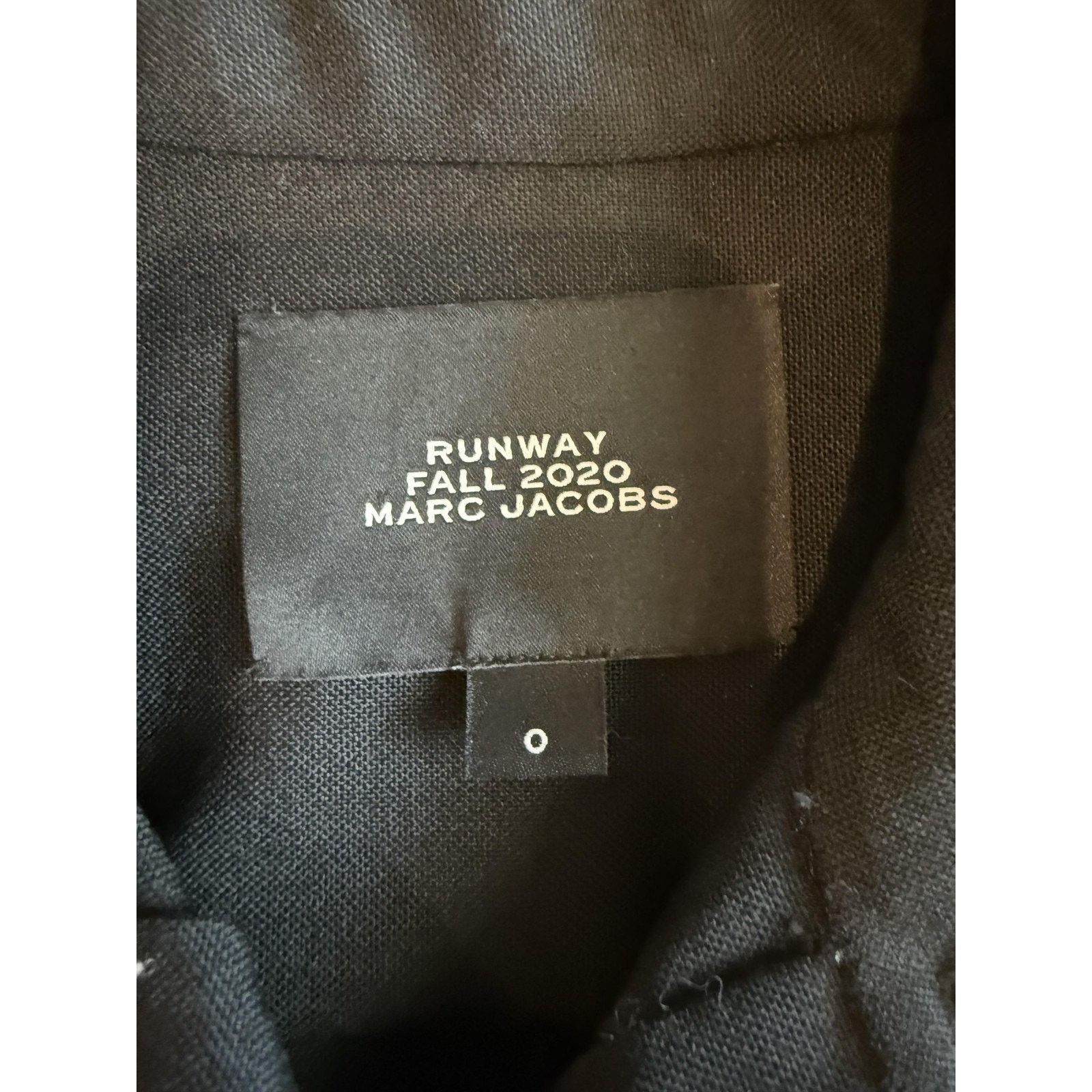 Marc Jacobs Marc Jacobs Shirt 0 Black Runway Fall 2020 Button Front Top Size XS / US 0-2 / IT 36-38 - 2 Thumbnail