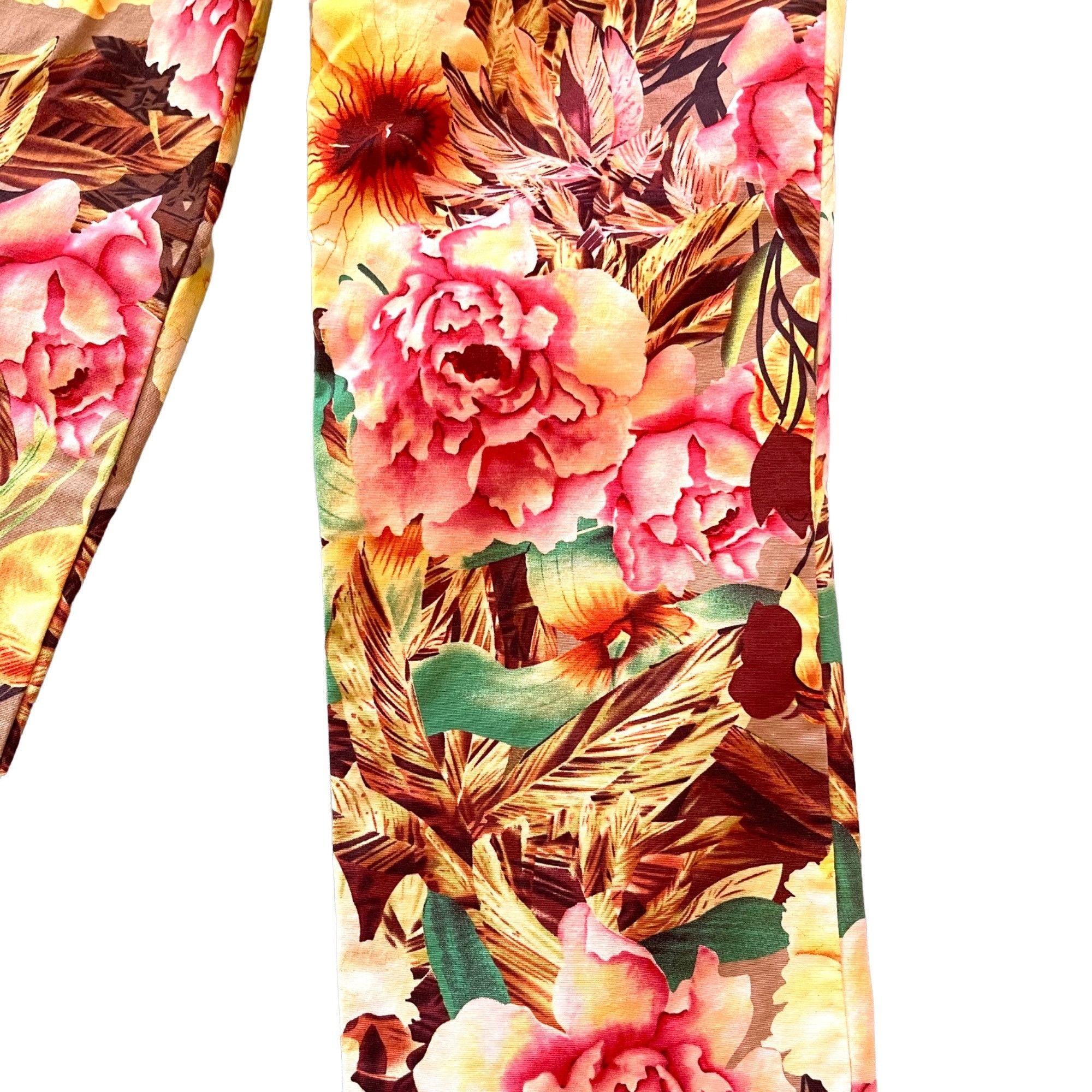 Other Women's Capri Pants Tropical Floral Size 2 Stretch Dalia Col Size 26" / US 2 / IT 38 - 6 Thumbnail