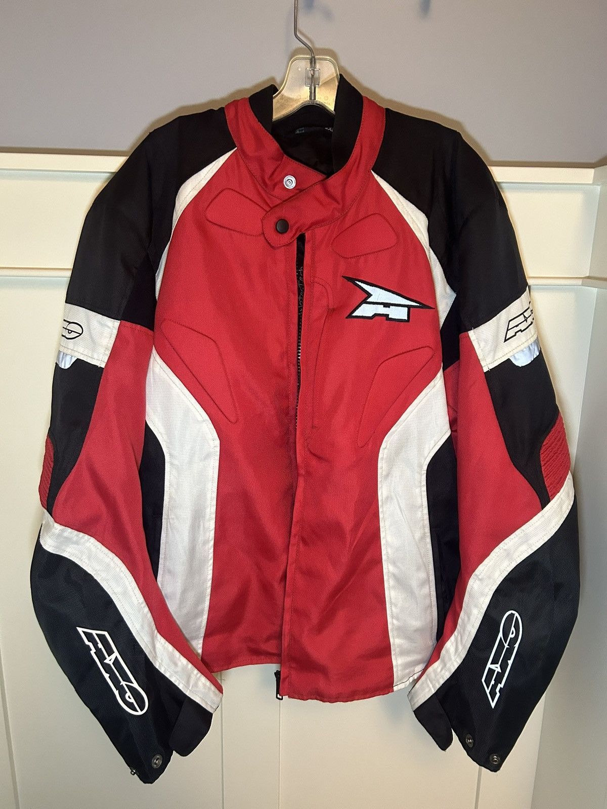 Vintage Vintage AXO designed in Italy padded motorcycle jacket Size US XL / EU 56 / 4 - 1 Thumbnail
